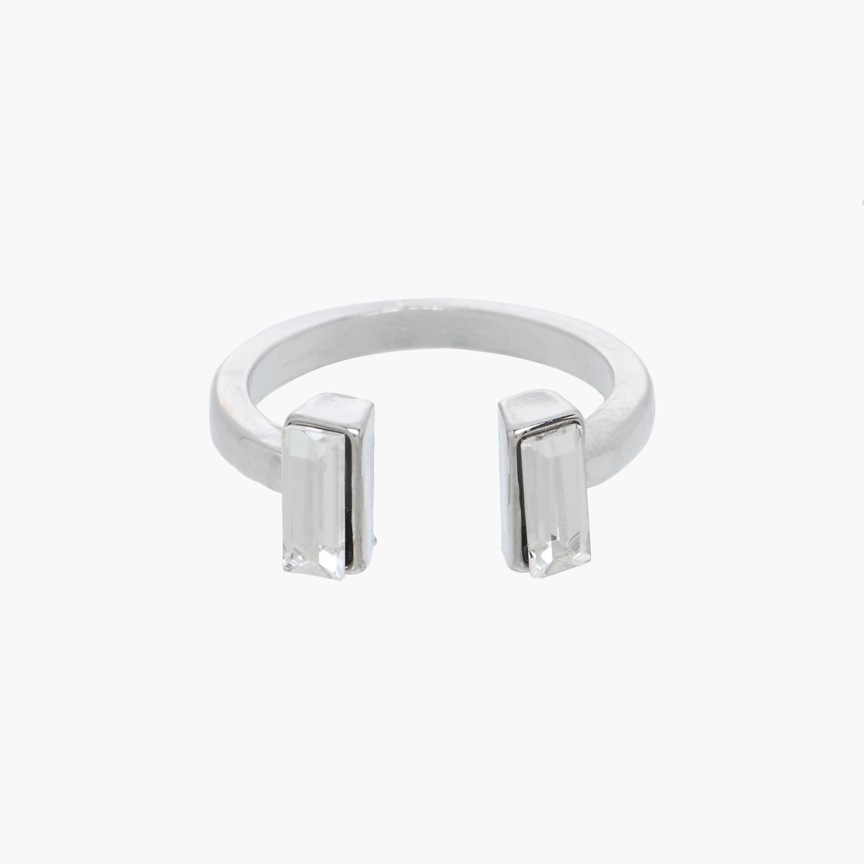 Stackable Silver Tone Metal Ring - Set of 8-women-watchesandjewellery-jewellery-rings-image-3