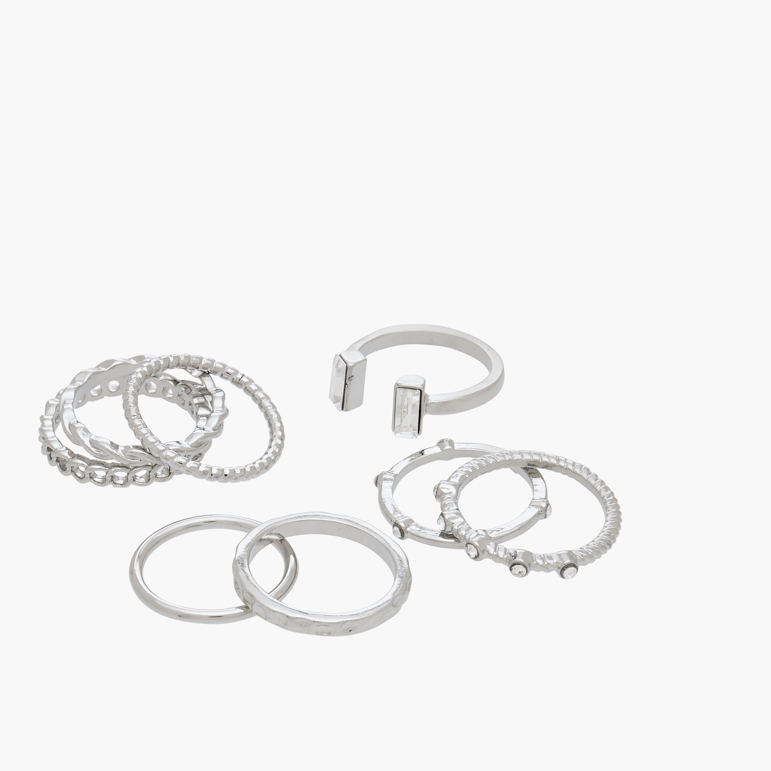 Assorted Metal Ring - Set of 8-women-watchesandjewellery-jewellery-rings-image-2