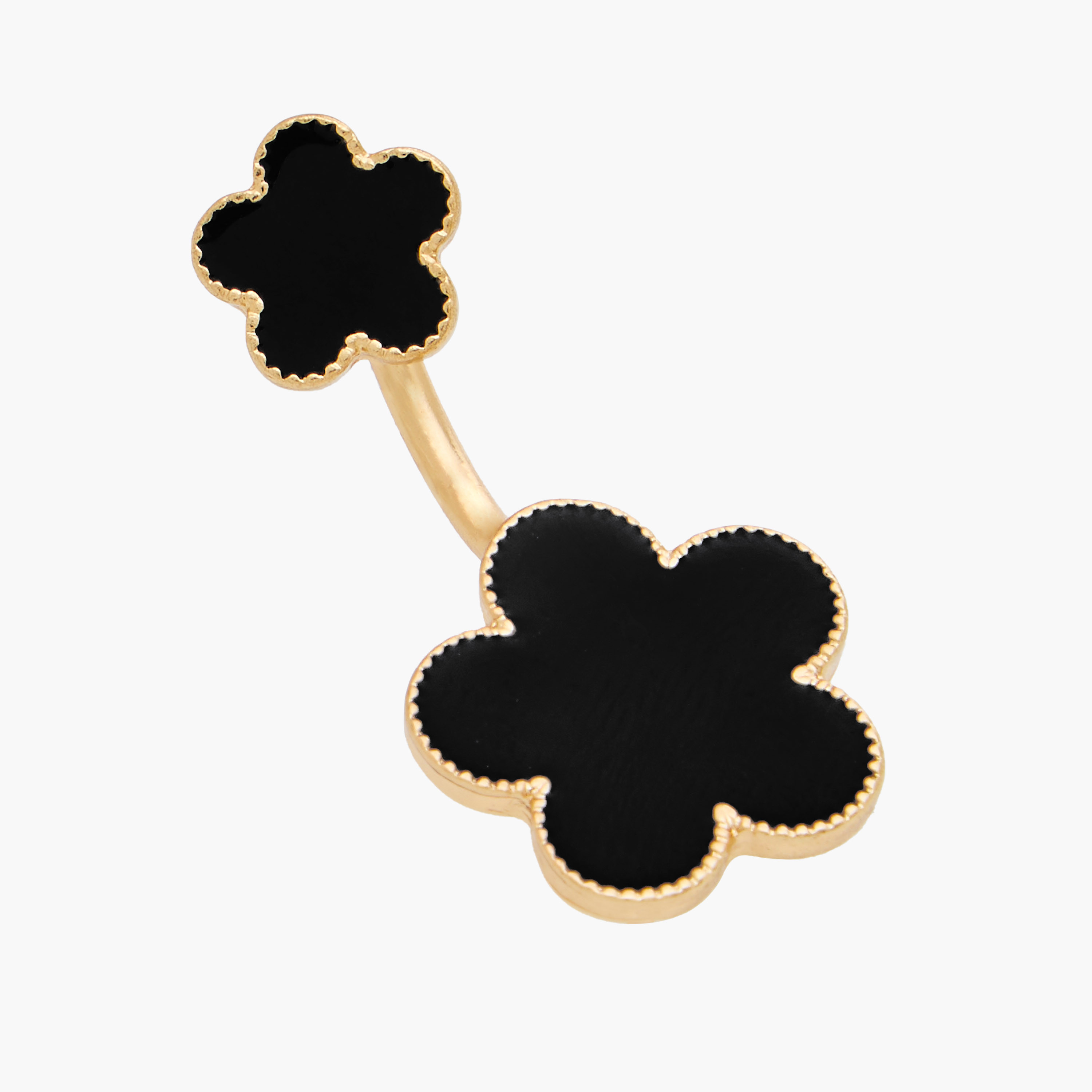 Embellished Floral Earrings with Pushback Closure-women-watchesandjewellery-jewellery-earrings-image-3