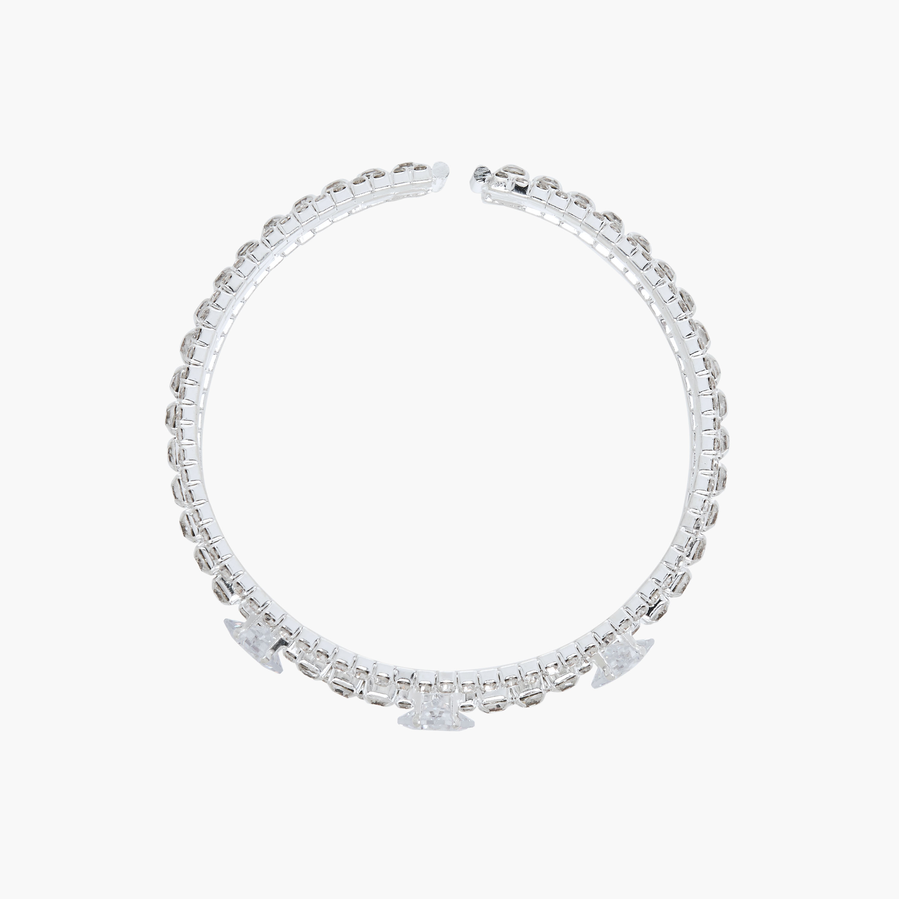Embellished Metal Cuff Bracelet-women-watchesandjewellery-jewellery-banglesandbracelets-image-2