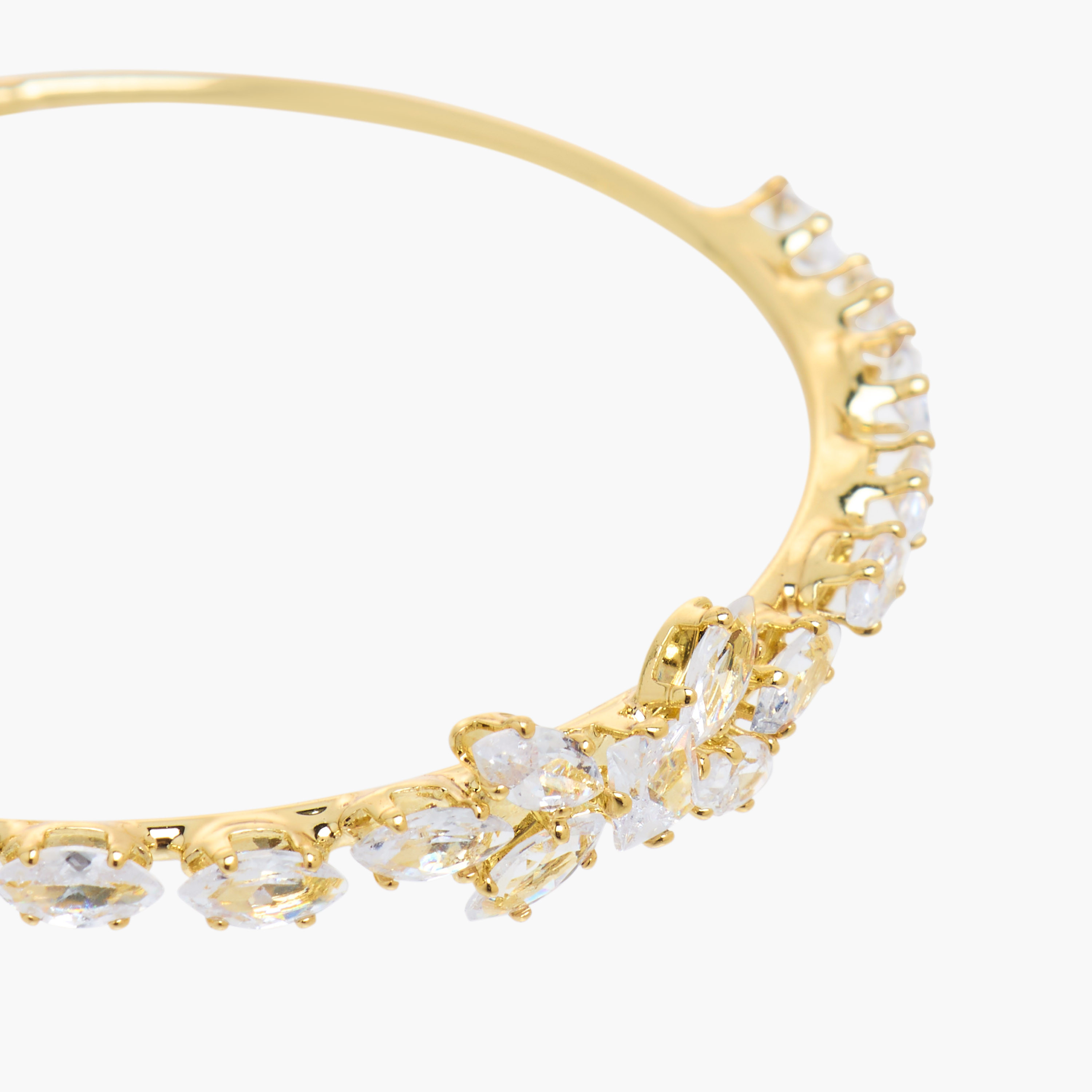 Metal Diamante Embellished Cuff Bracelet-women-watchesandjewellery-jewellery-banglesandbracelets-image-3
