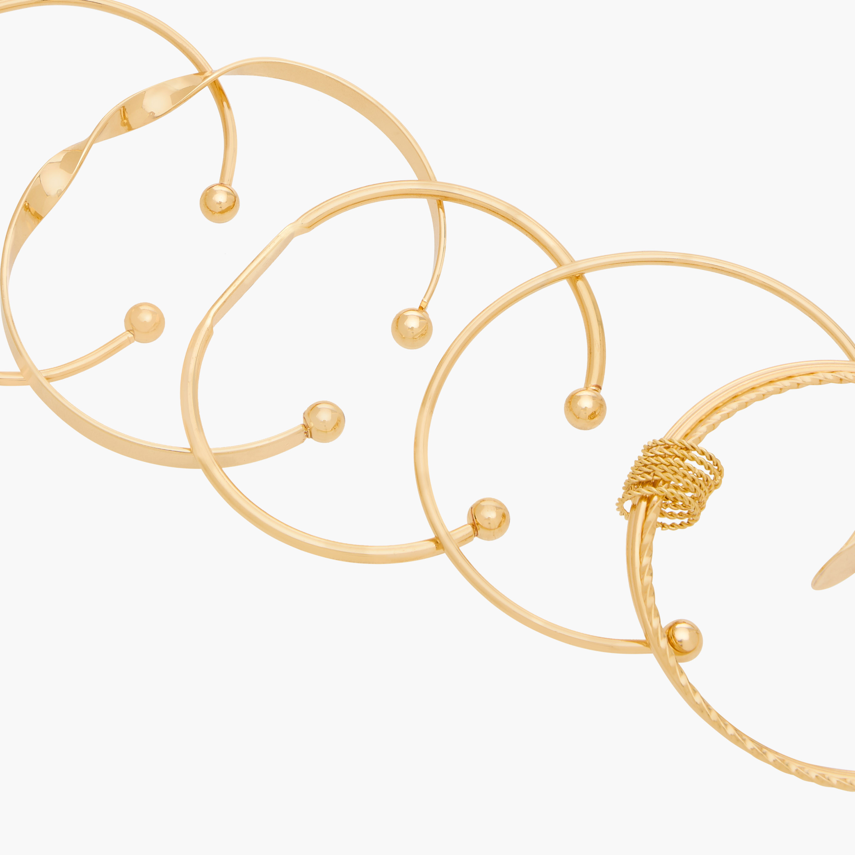 Pack of 5 Metal Cuff Bracelet-women-watchesandjewellery-jewellery-banglesandbracelets-image-13