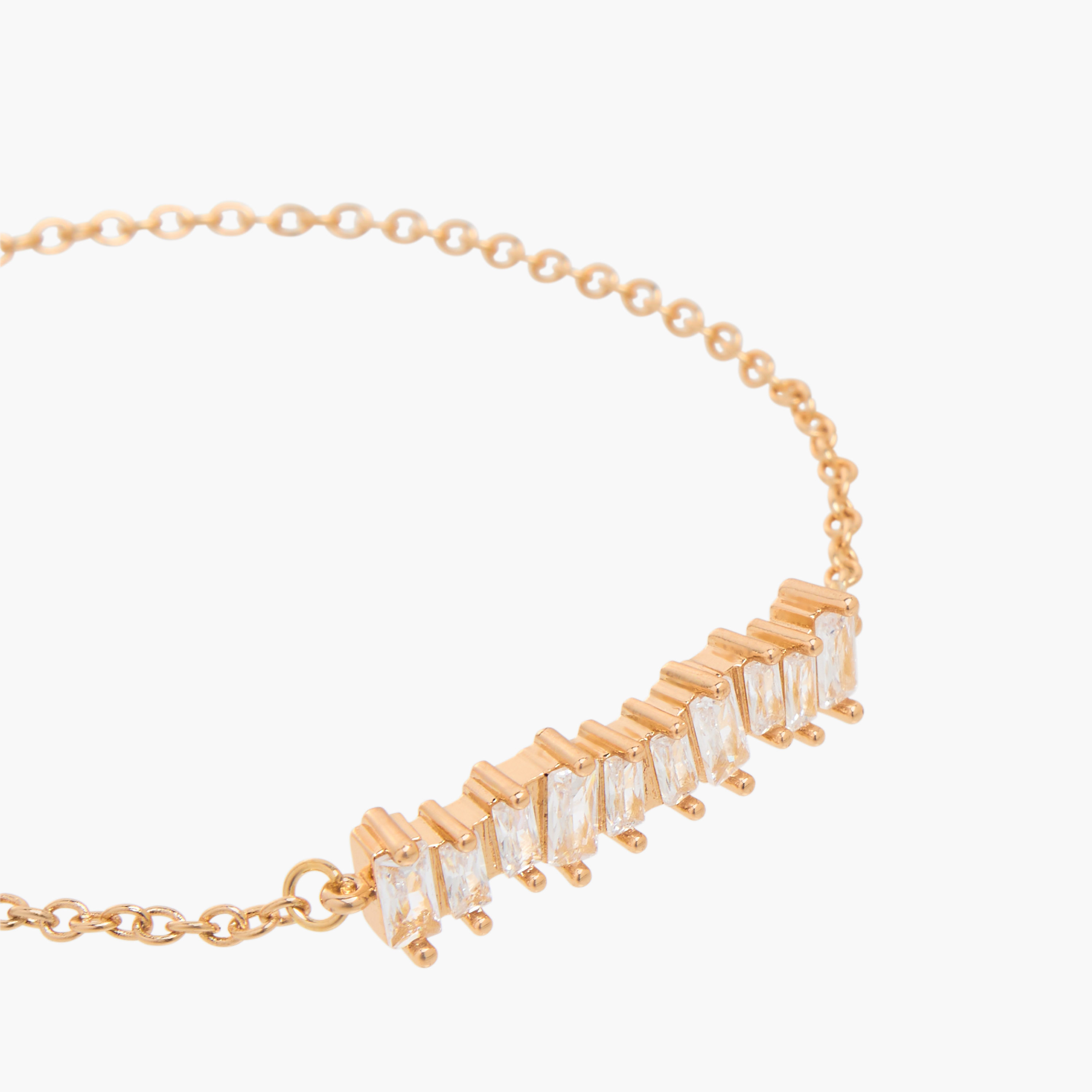 سوار معدن مزين بمكعبات زيركون وبقفل منزلق قابل للتعديل-women-watchesandjewellery-jewellery-banglesandbracelets-image-3