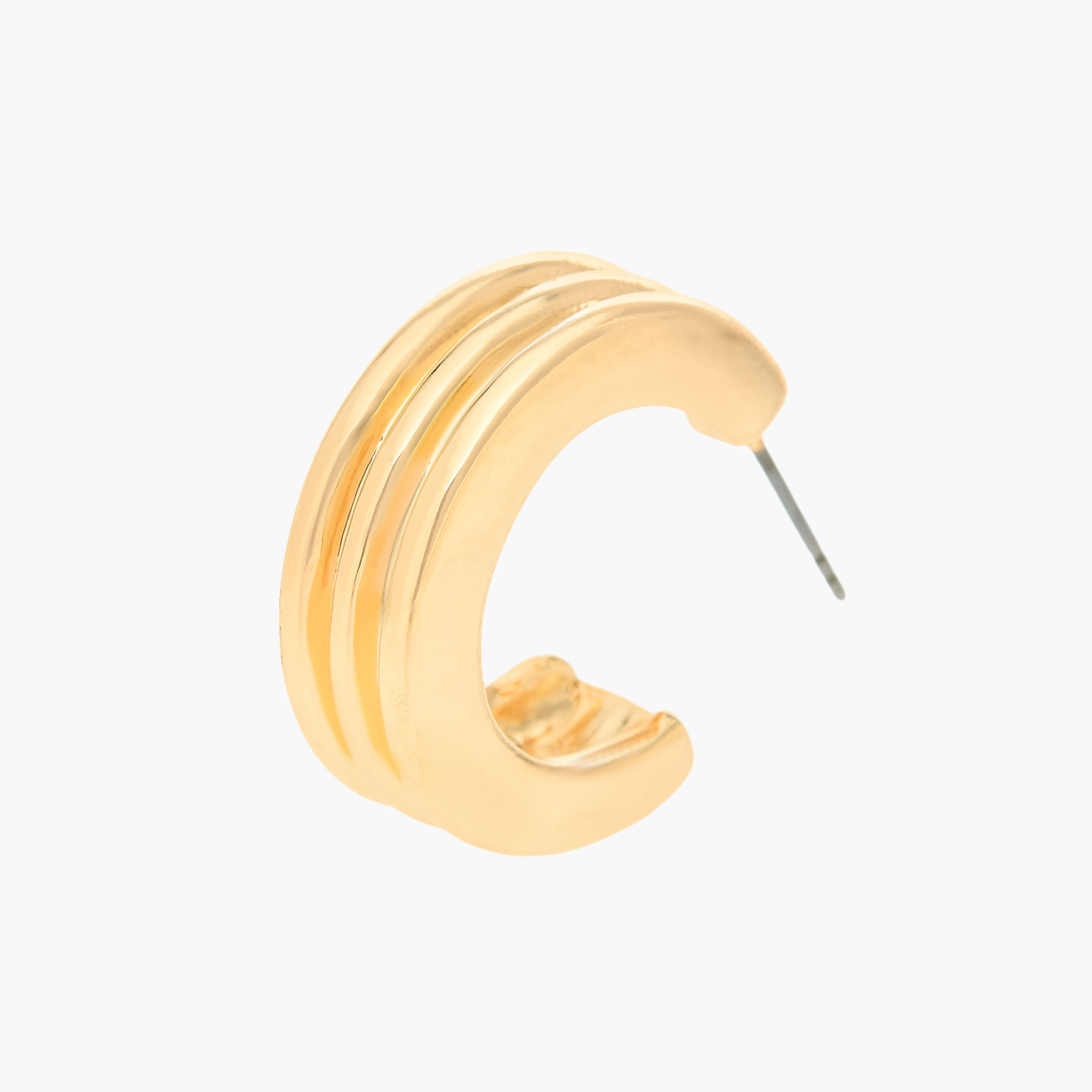 Pack of 6 Gold Tone Hoop Earrings with Pushback Closure-women-watchesandjewellery-jewellery-earrings-image-4