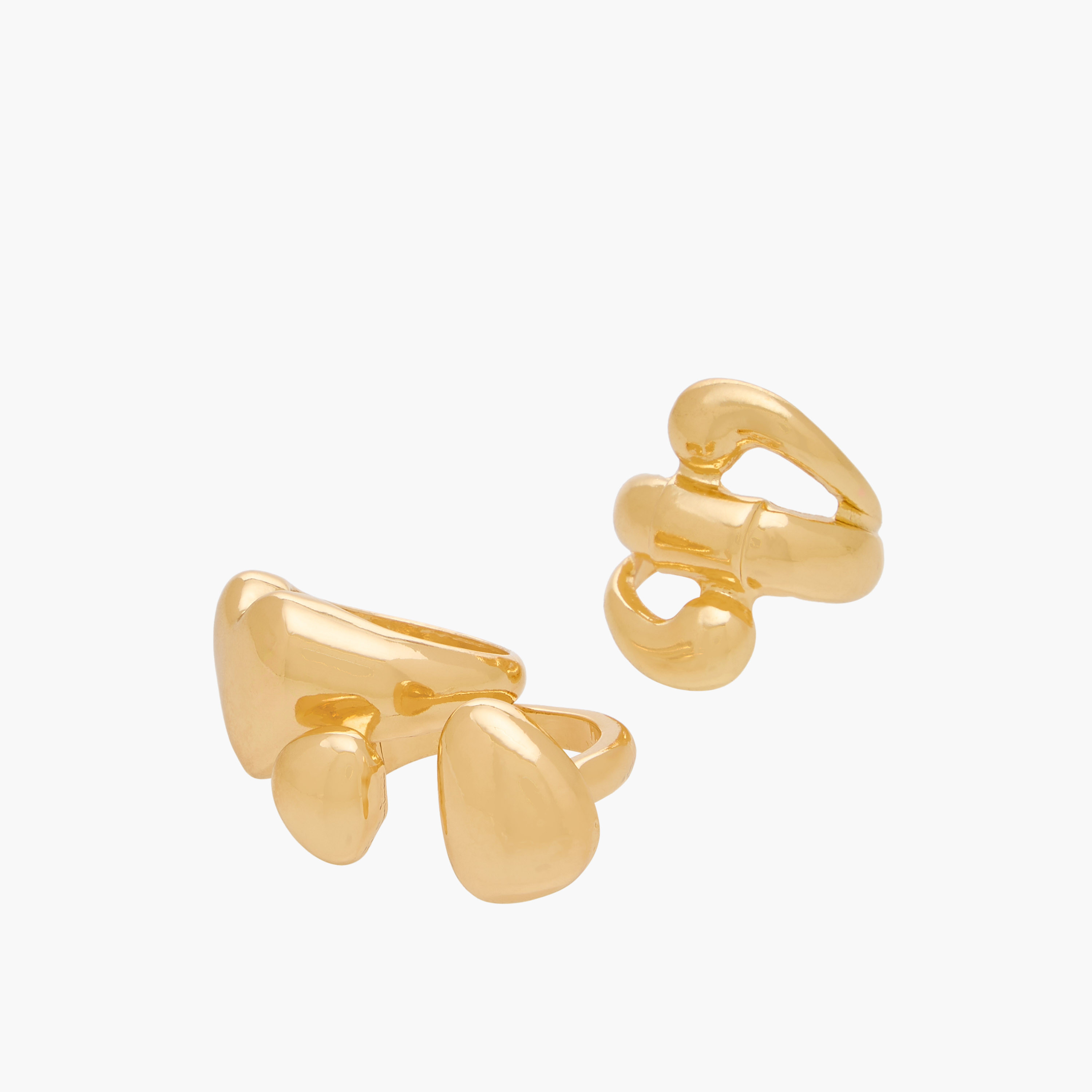 Gold Tone Ring - Set of 3-women-watchesandjewellery-jewellery-rings-image-2