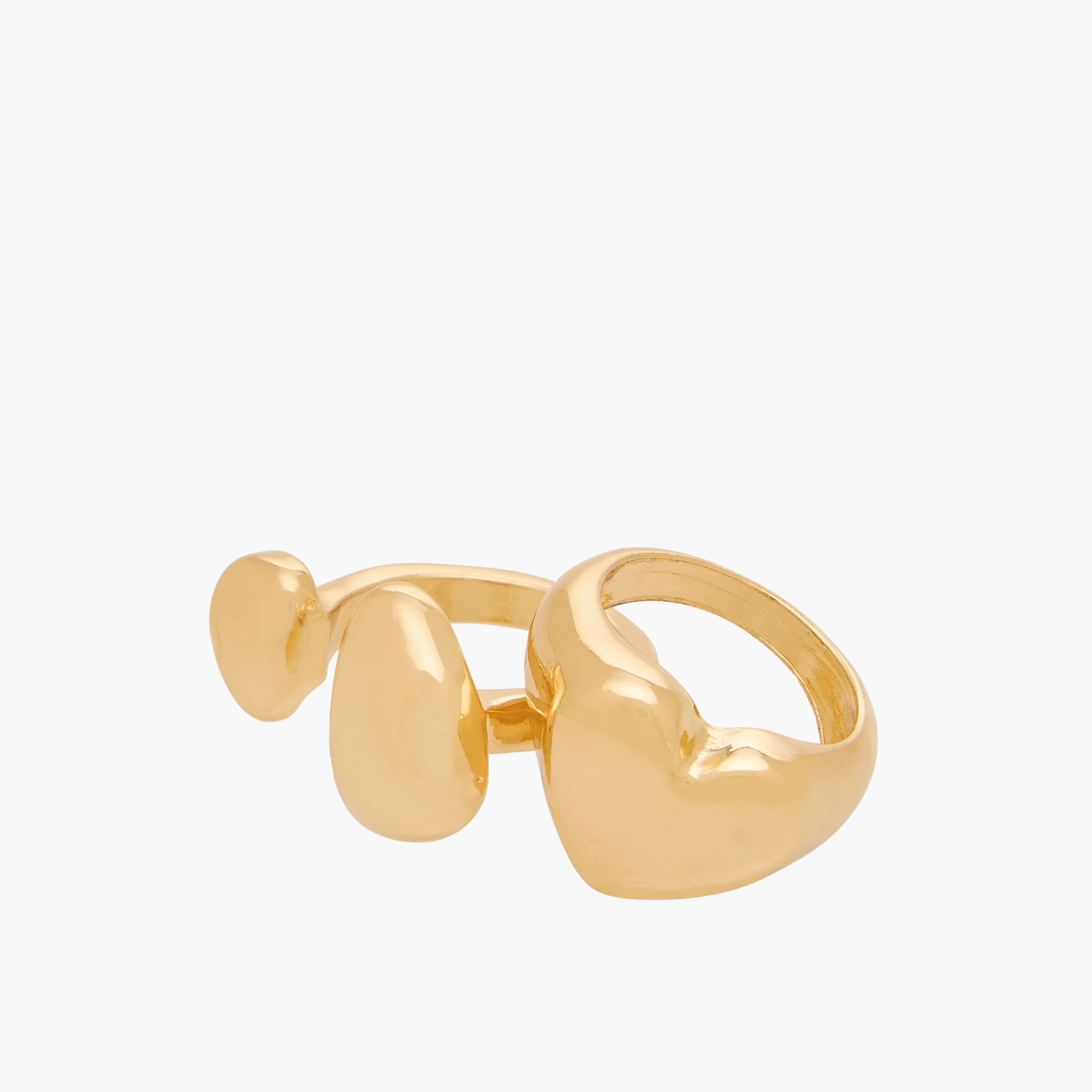 Gold Tone Ring - Set of 3-women-watchesandjewellery-jewellery-rings-image-3