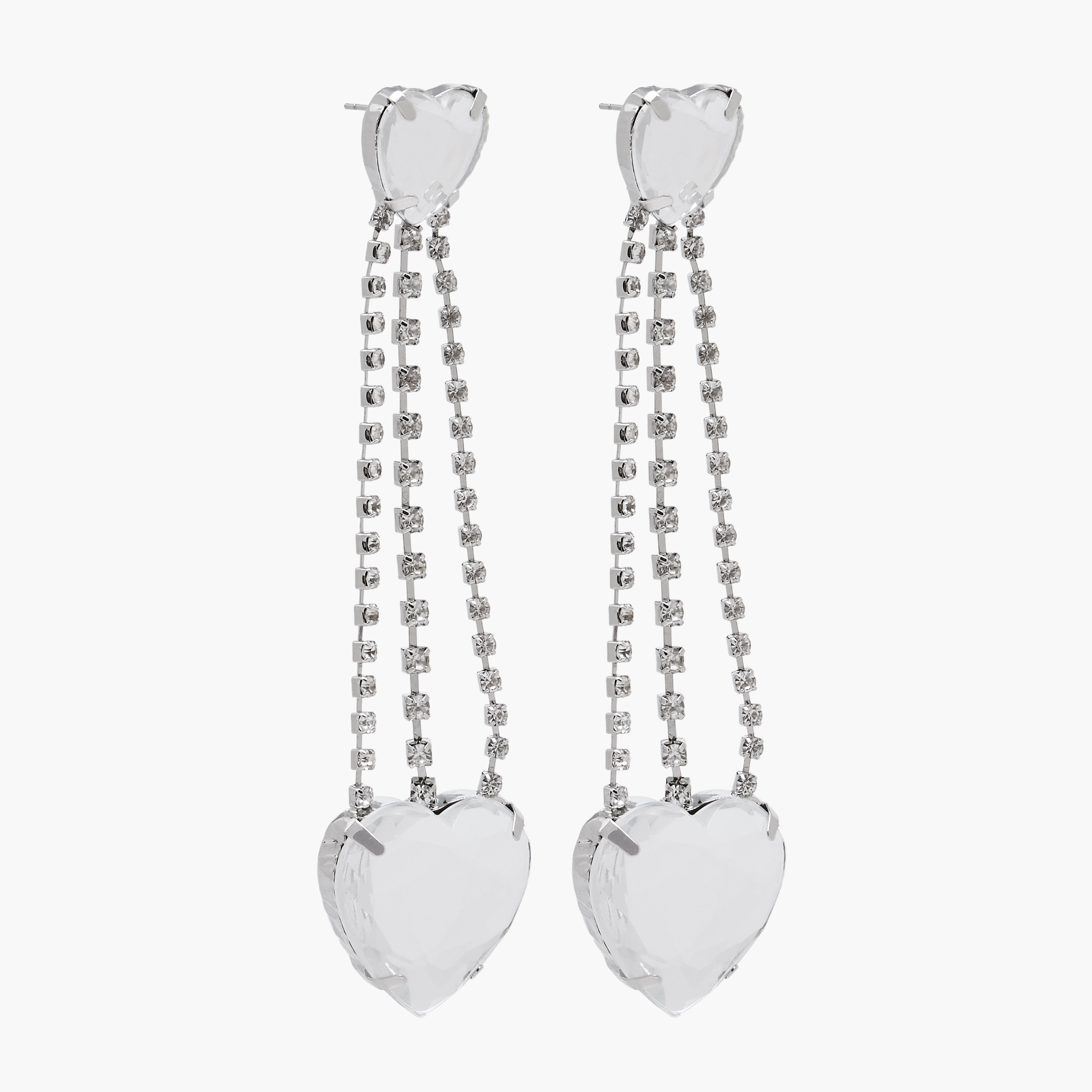 Metallic Embellished Dangler Earrings with Pushback Closure-women-watchesandjewellery-jewellery-earrings-image-2