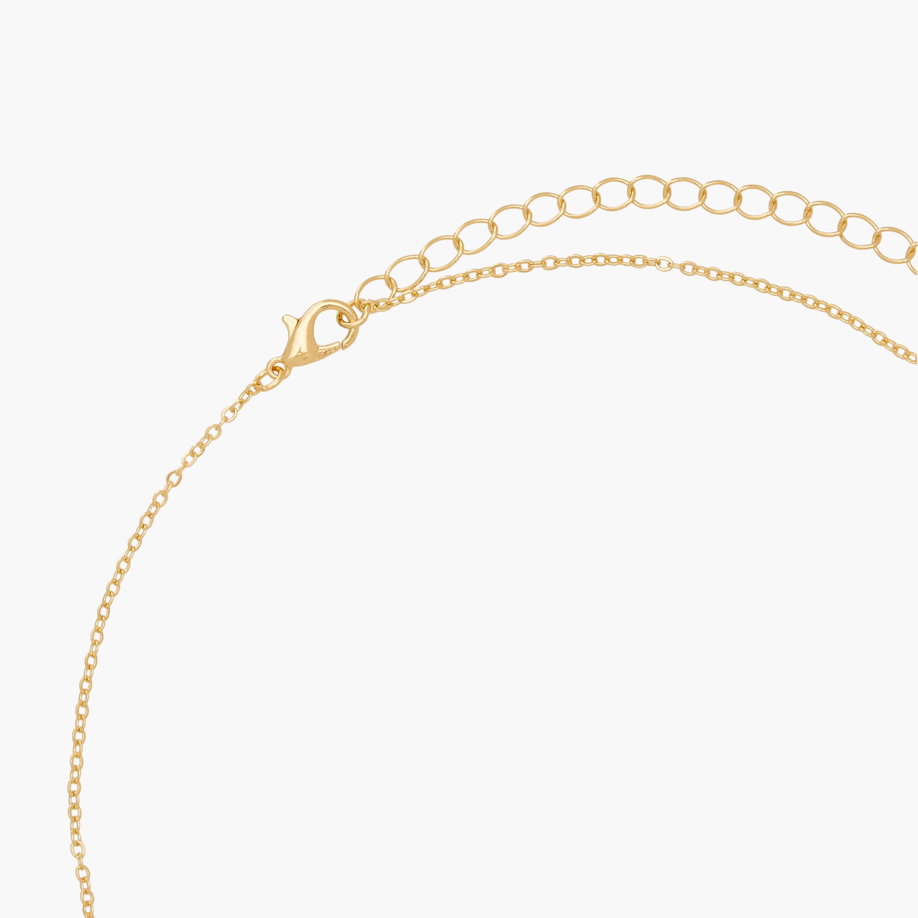 عقد معدن بدلاية مزينة بمكعبات الزيركون-women-watchesandjewellery-jewellery-necklacesandpendants-image-4