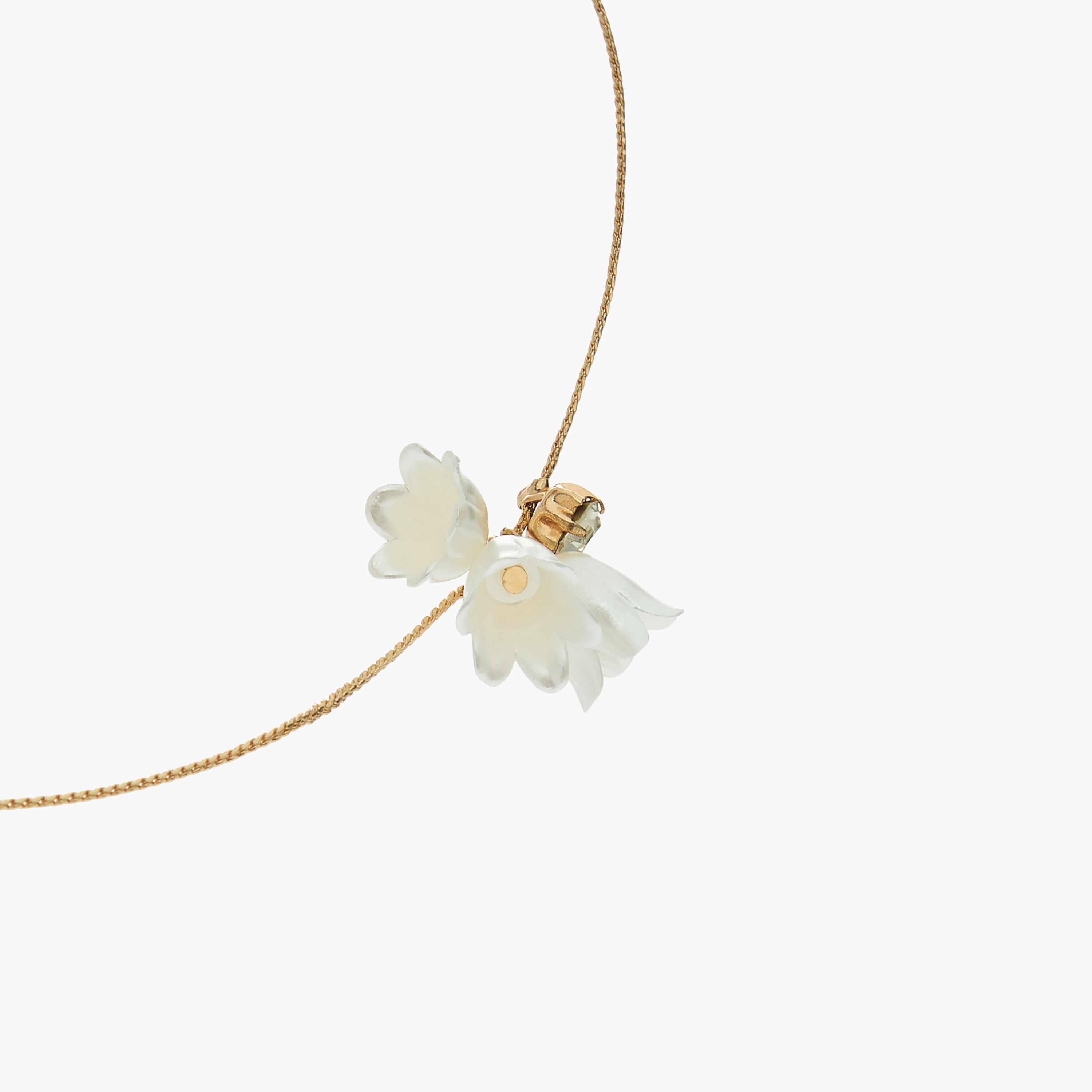 عقد معدن مزين بالأزهار-women-watchesandjewellery-jewellery-necklacesandpendants-image-3