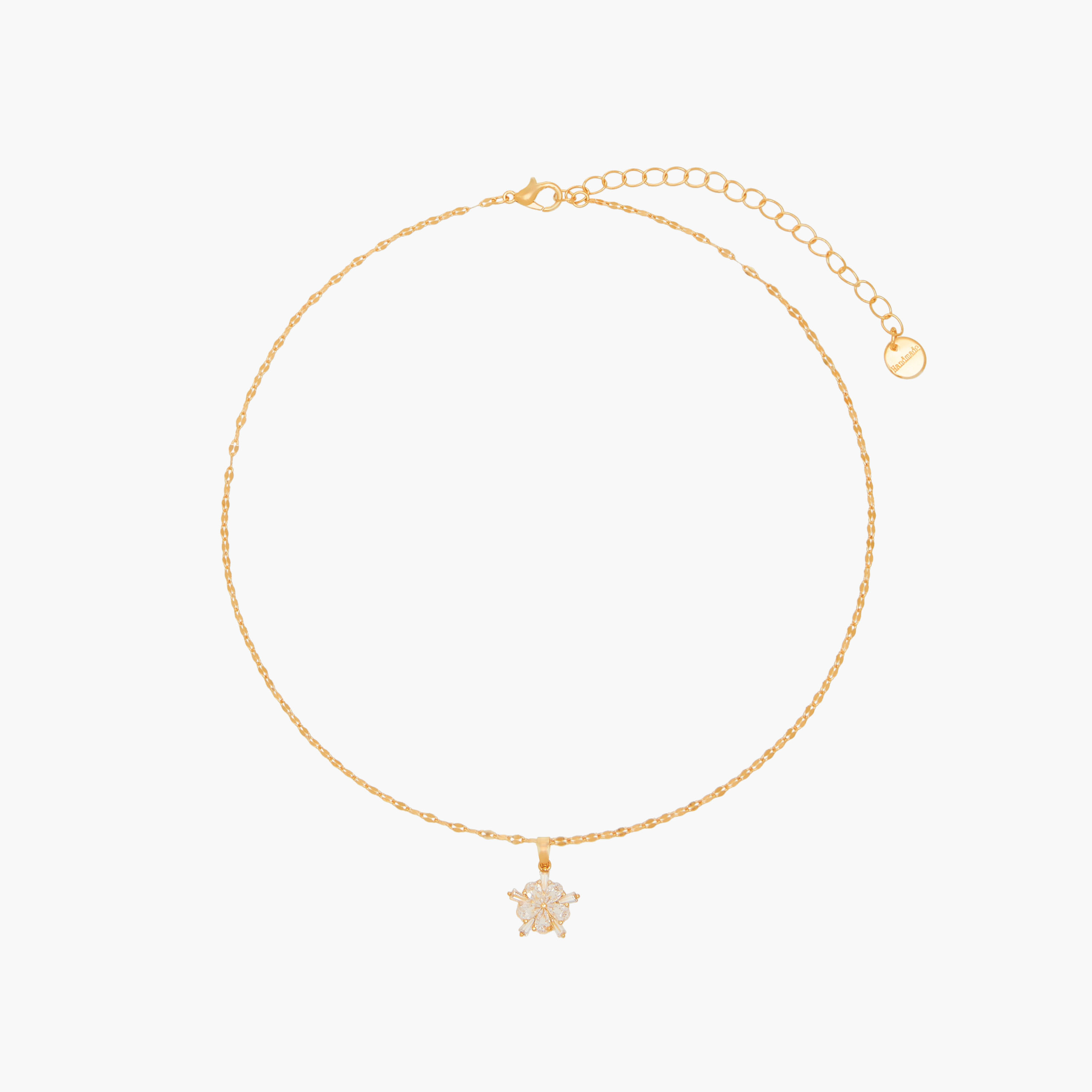 طقم حلق وعقد مزيّن بمكعب زيركون - قطعتين-women-watchesandjewellery-jewellery-jewellerysets-image-2