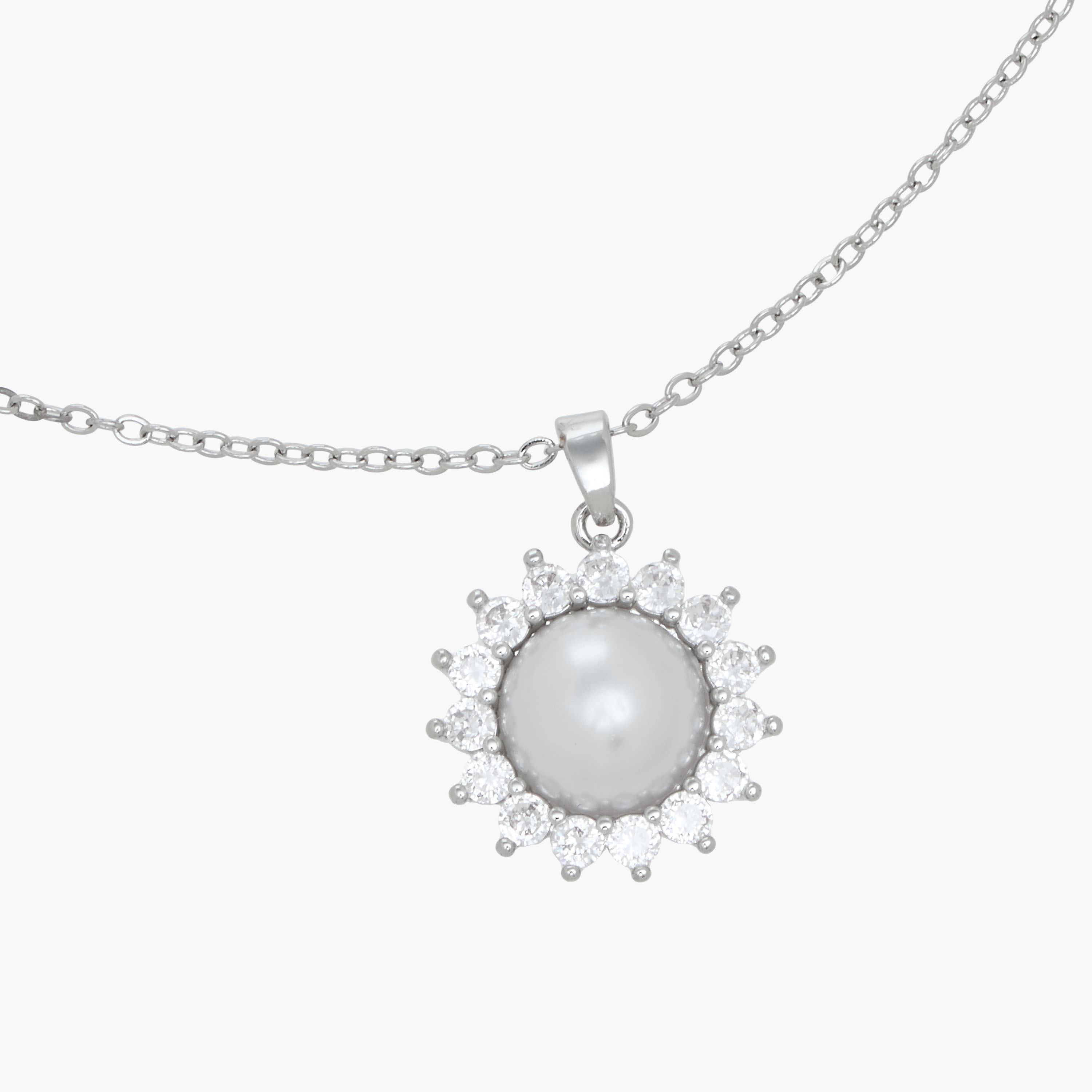 Set of 2 Embellished Cubic Zirconia Necklace and Earrings-women-watchesandjewellery-jewellery-jewellerysets-image-7