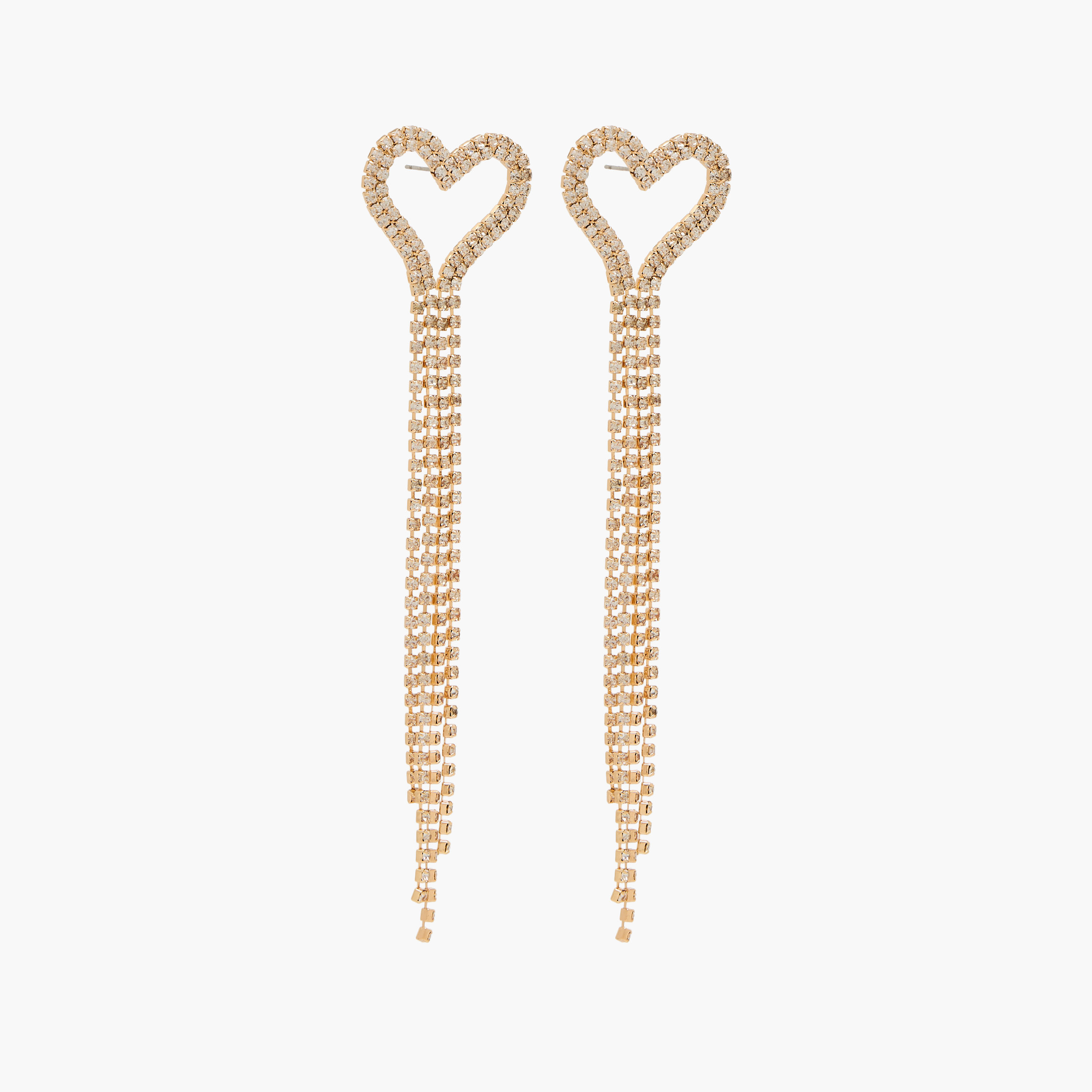 Metallic Embellished Dangler Earrings with Pushback Closure-women-watchesandjewellery-jewellery-earrings-image-2