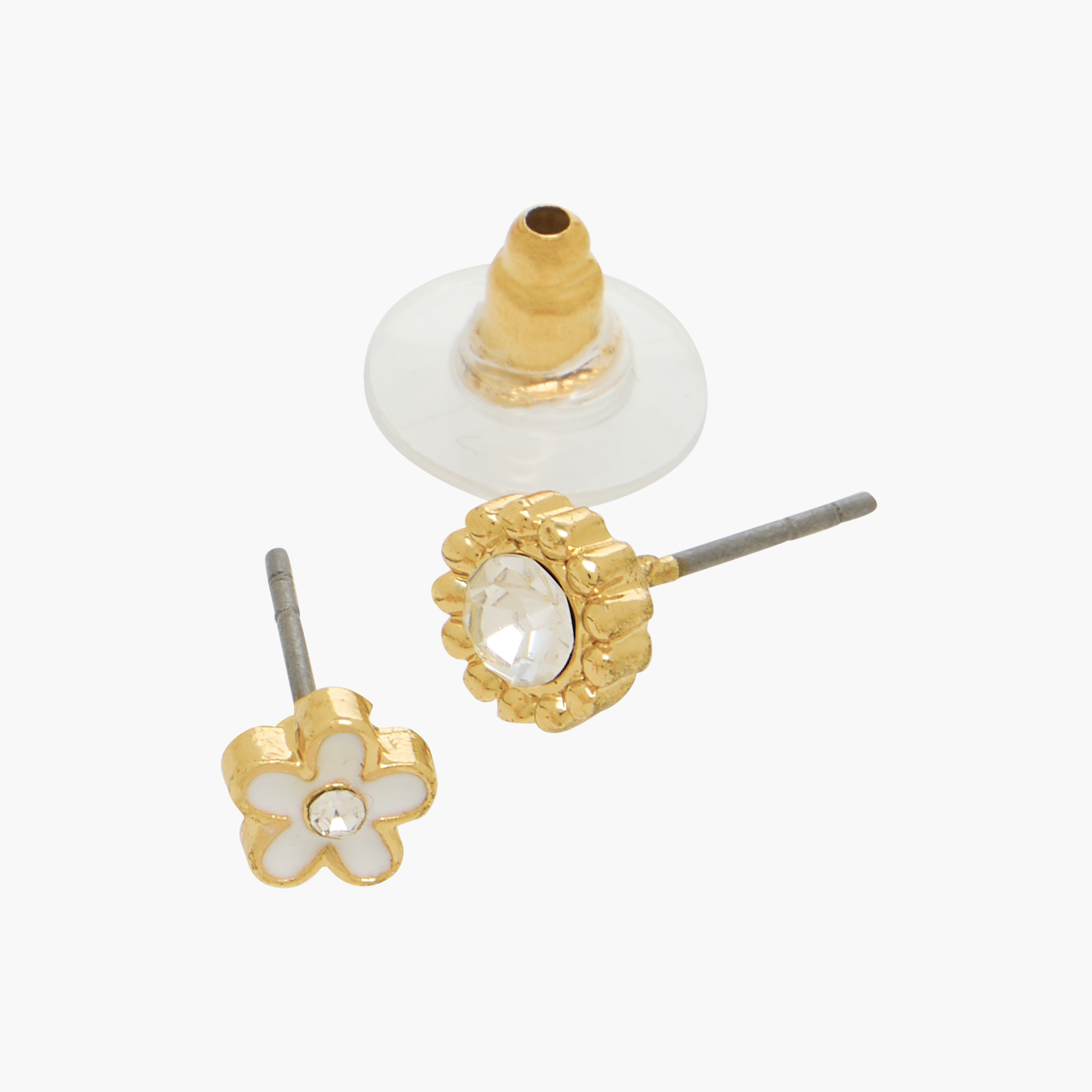 Pack of 15 Gold Tone Earrings with Pushback Closure-women-watchesandjewellery-jewellery-earrings-image-4