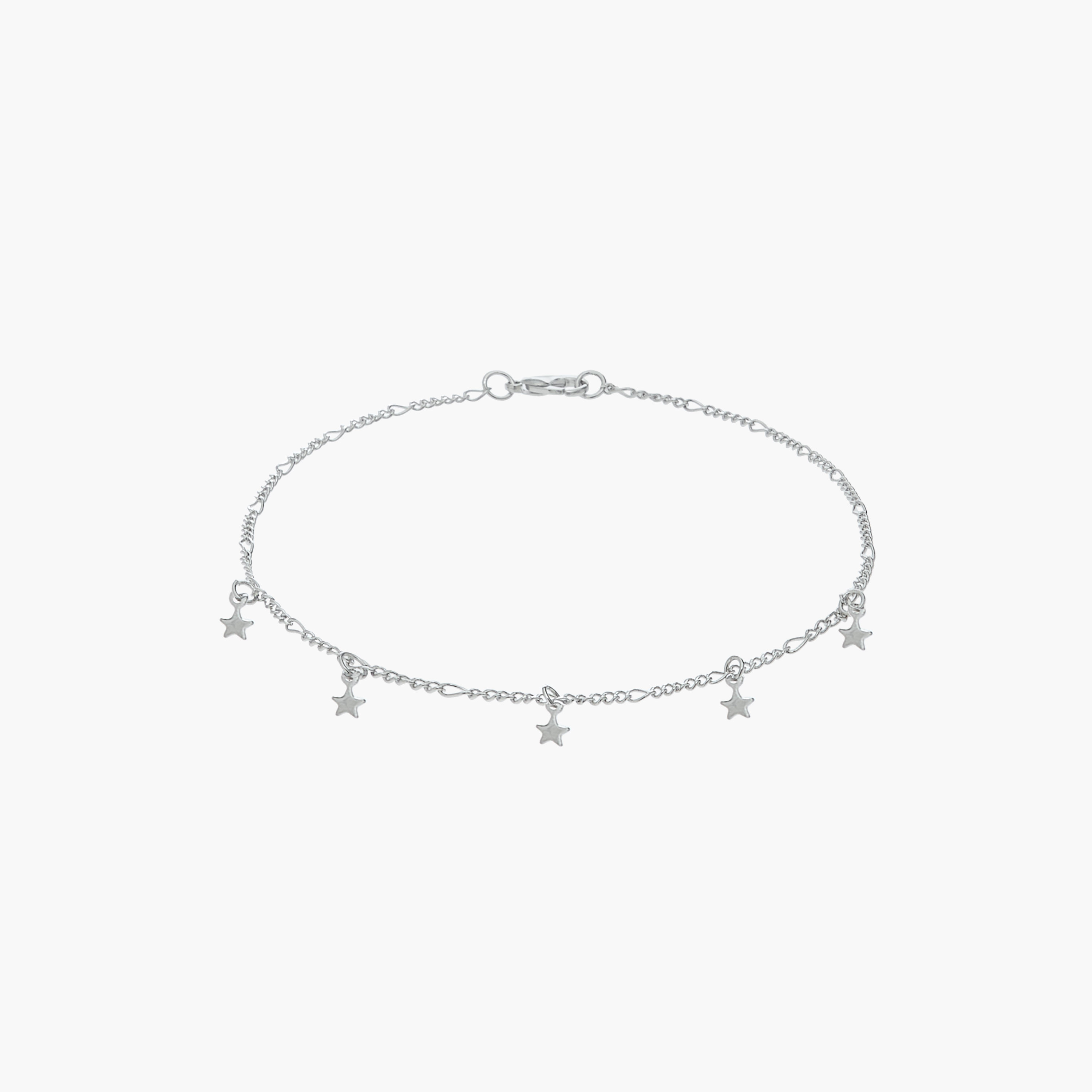 Pack of 5 Silver Tone Assorted Anklet-women-watchesandjewellery-jewellery-anklets-image-2