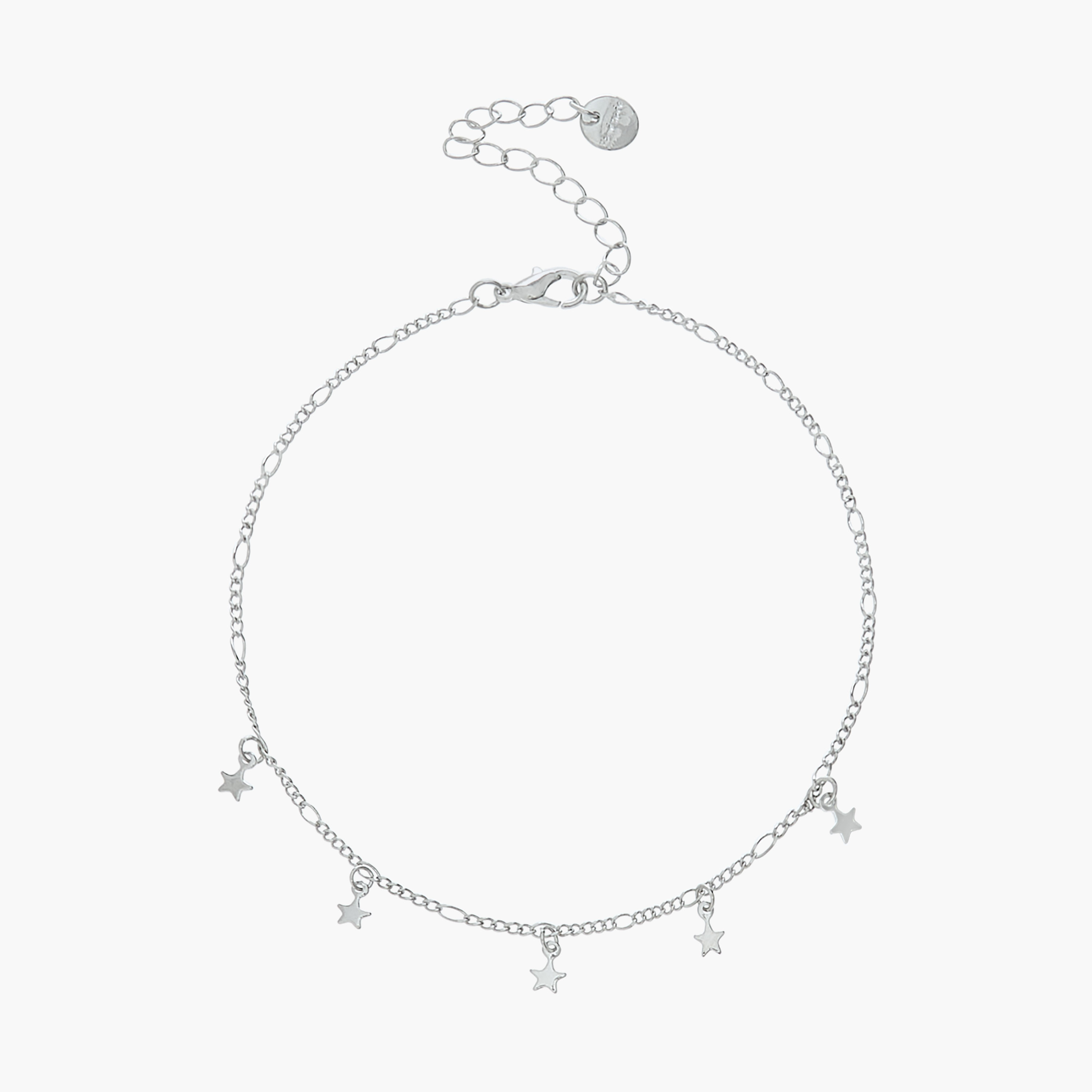 Pack of 5 Silver Tone Assorted Anklet-women-watchesandjewellery-jewellery-anklets-image-5