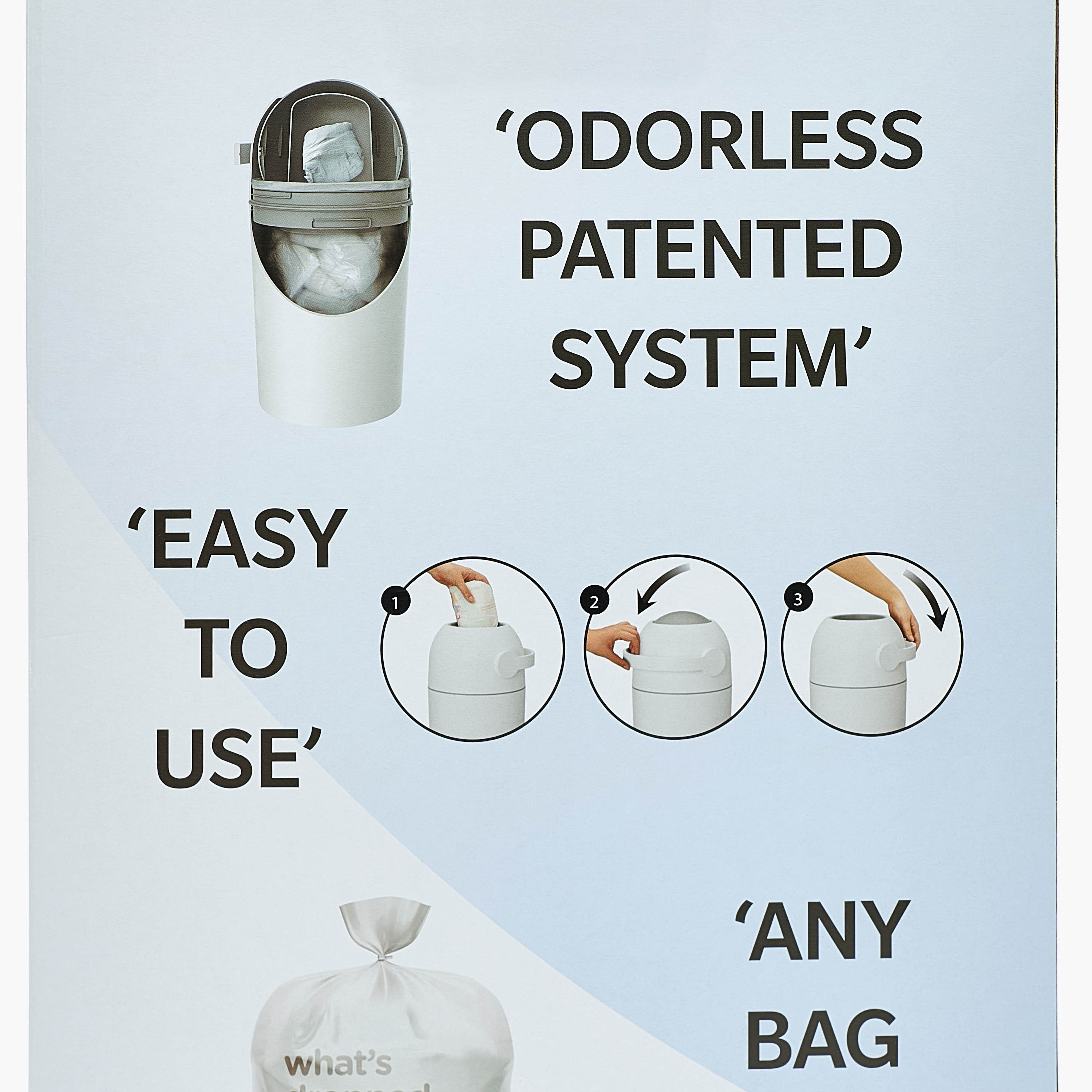 Juniors Diaper Pail with Handle-baby-diapering-binsandrefills-image-10