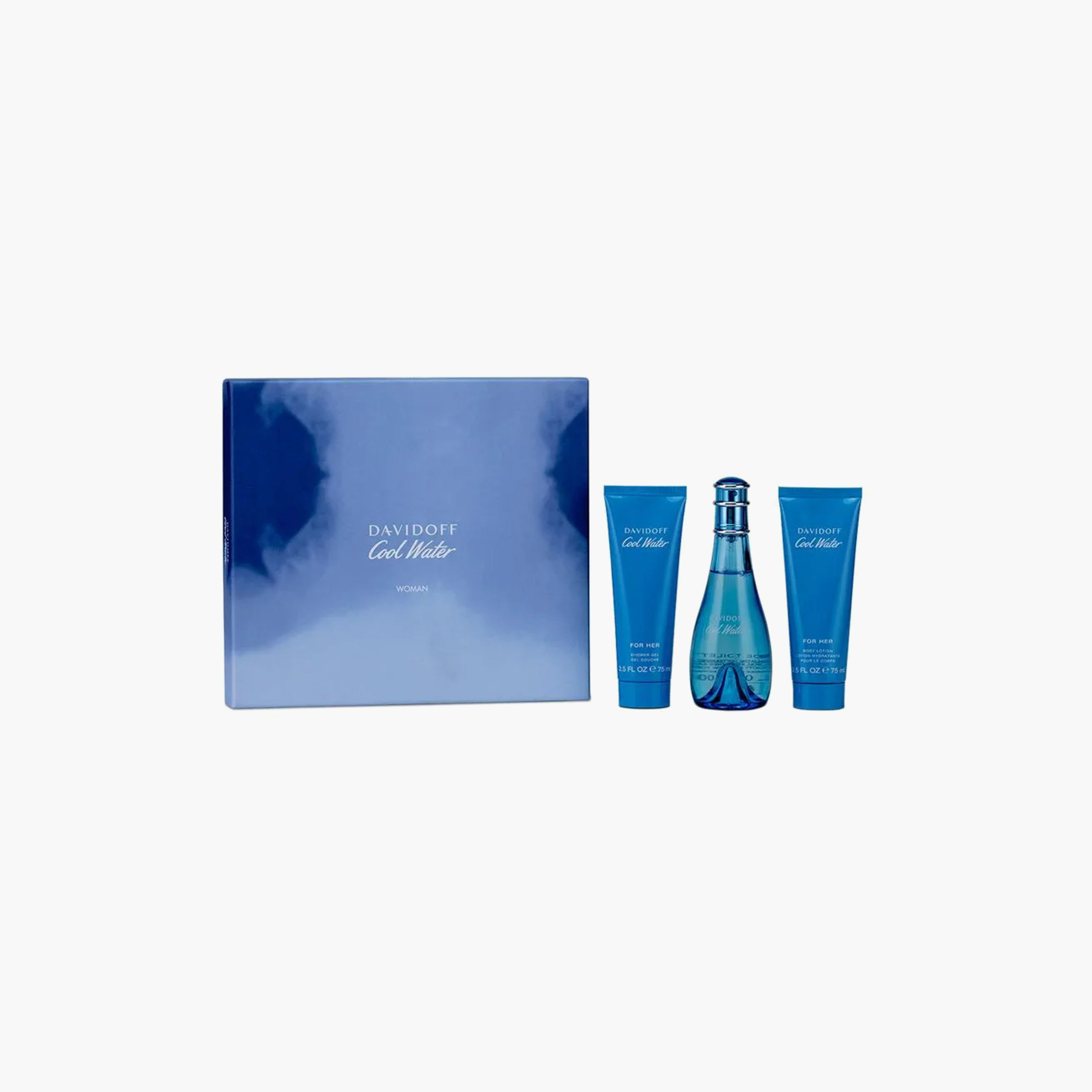 مجموعة دافيدوف كول ووتر أو دو تواليت للنساء 100 مل-beautyandpersonalcare-giftsets-image-2