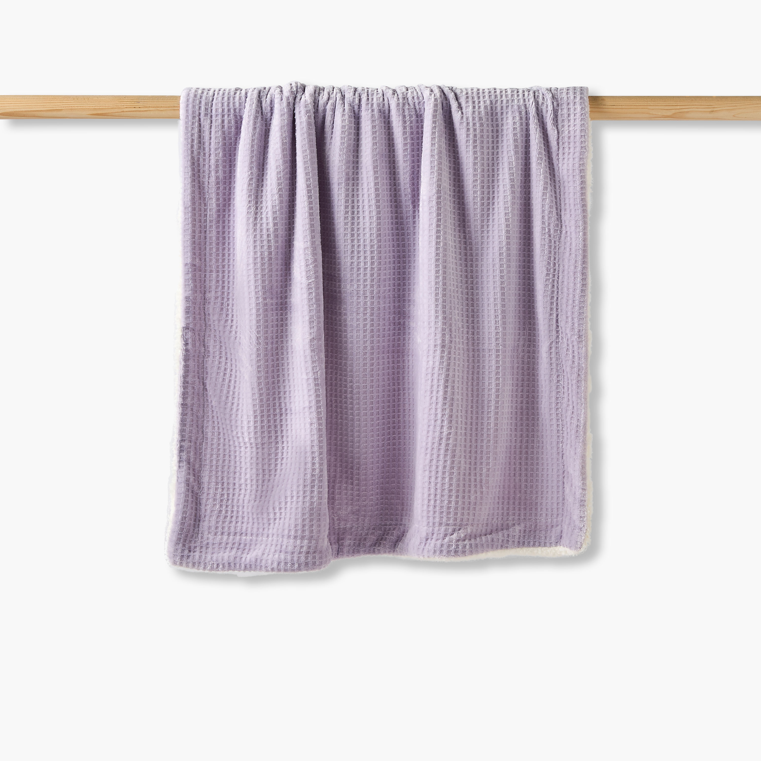 بطانية حديثي الولادة بنمط وافل بارز الملمس من جونيورز - 75x100 سم-baby-nursery-blanketsandswaddles-receivingblankets-image-1