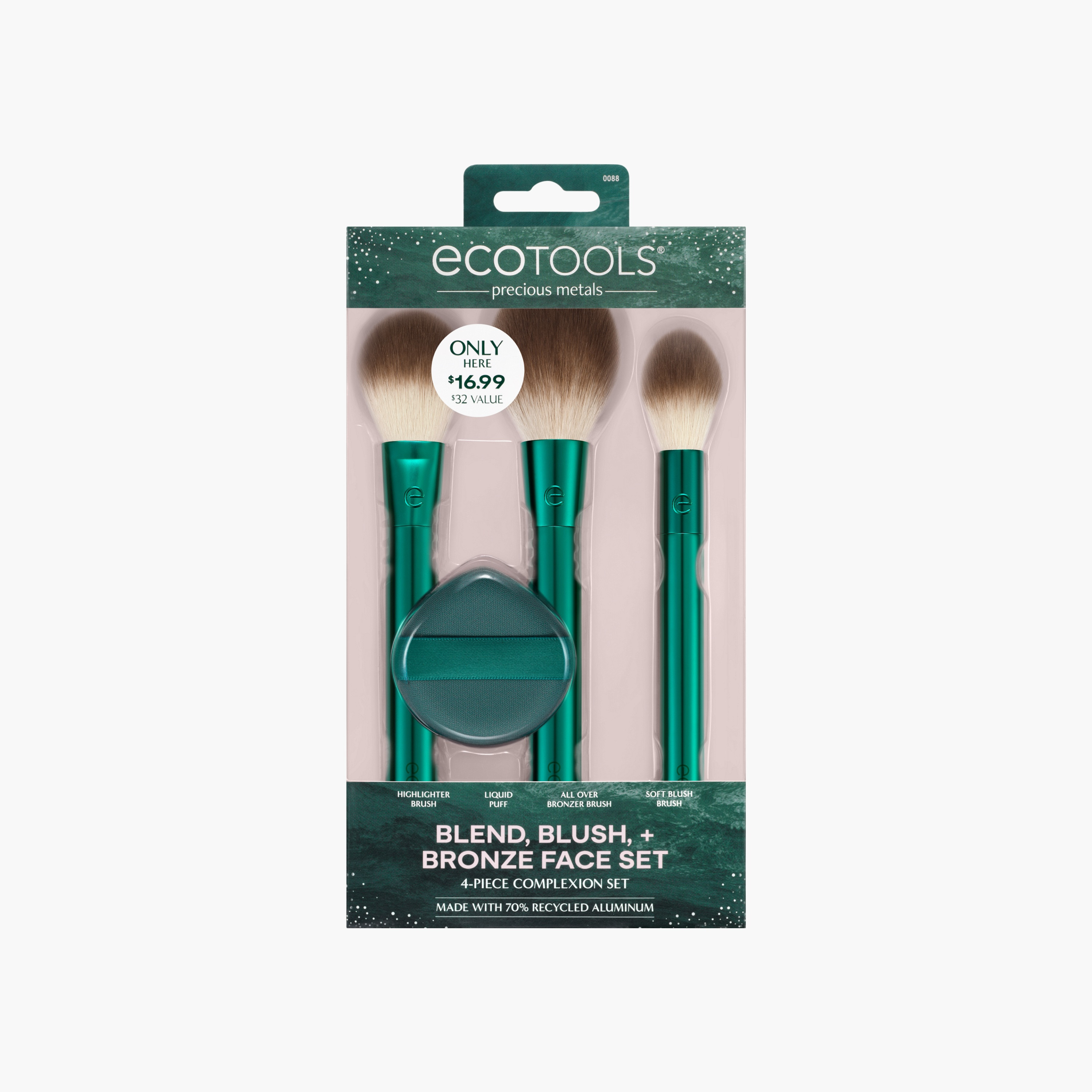 مجموعة فرش مكياج مدببة من إيكو تولز-beautyandpersonalcare-makeup-giftsets-image-3