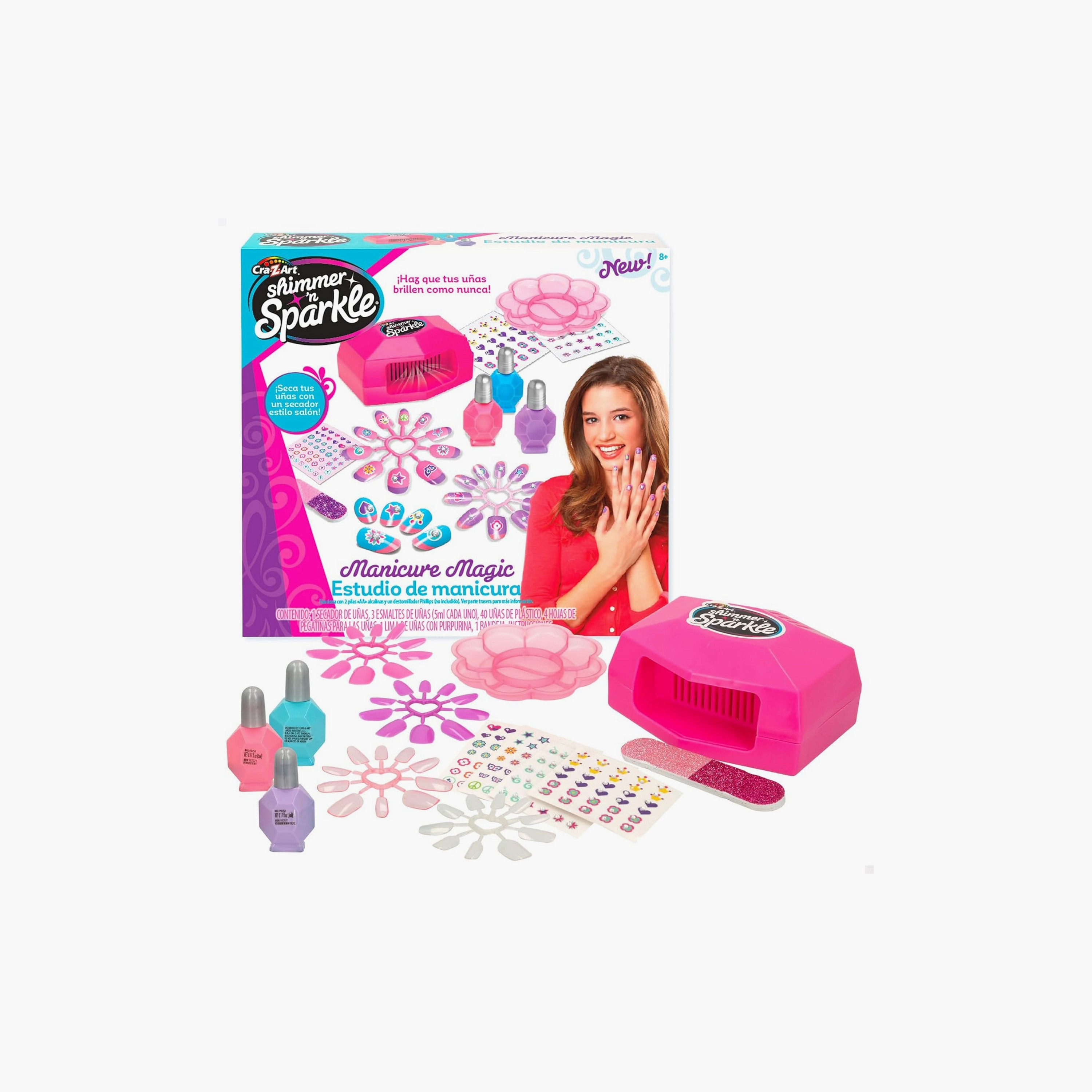 Shimmer N Sparkle Manicure Magic Nails Set-toys-roleplay-makeupandcosmeticsets-image-1