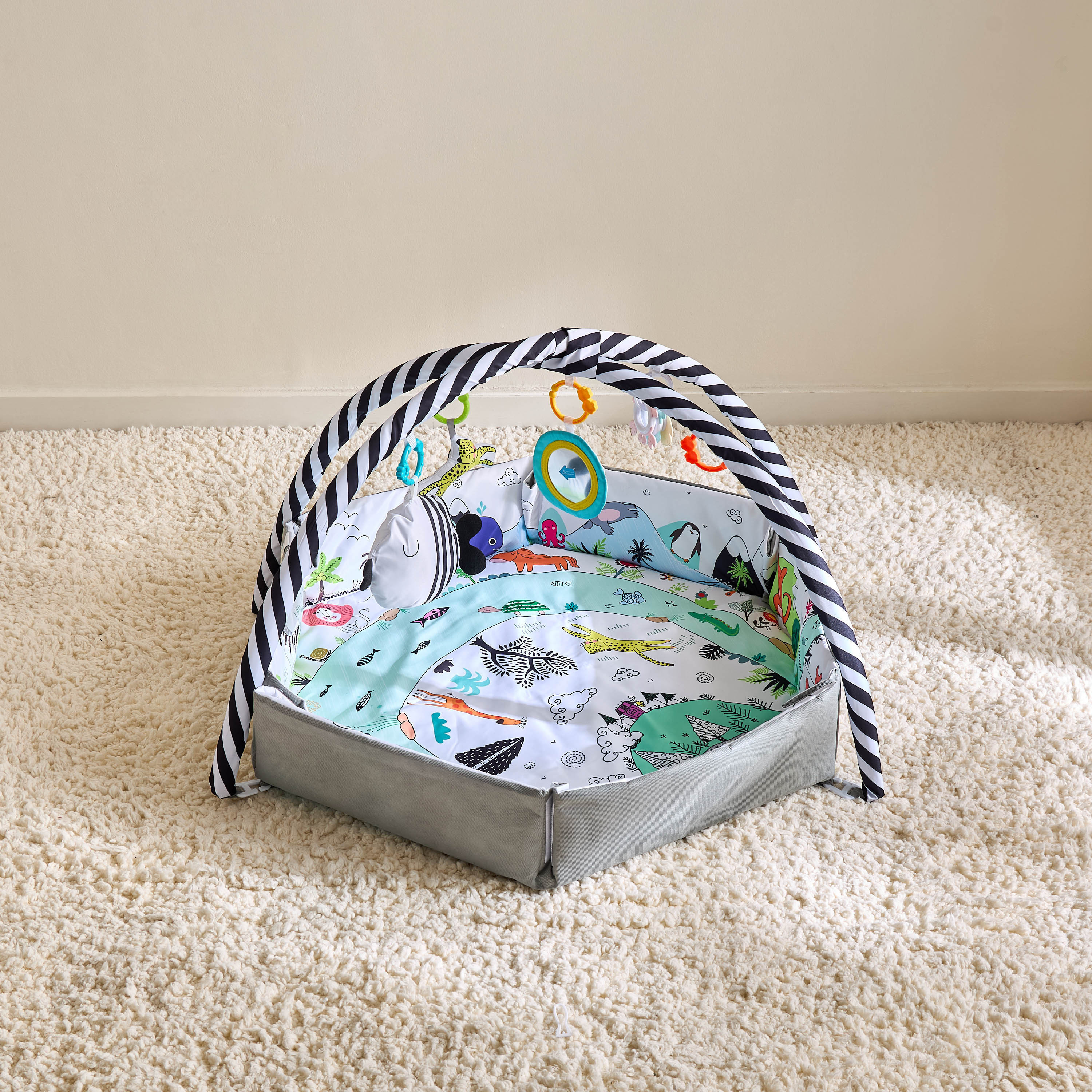 سجادة أنشطة لعب مع مرآة من جونيورز-baby-infantactivity-playgyms-image-2