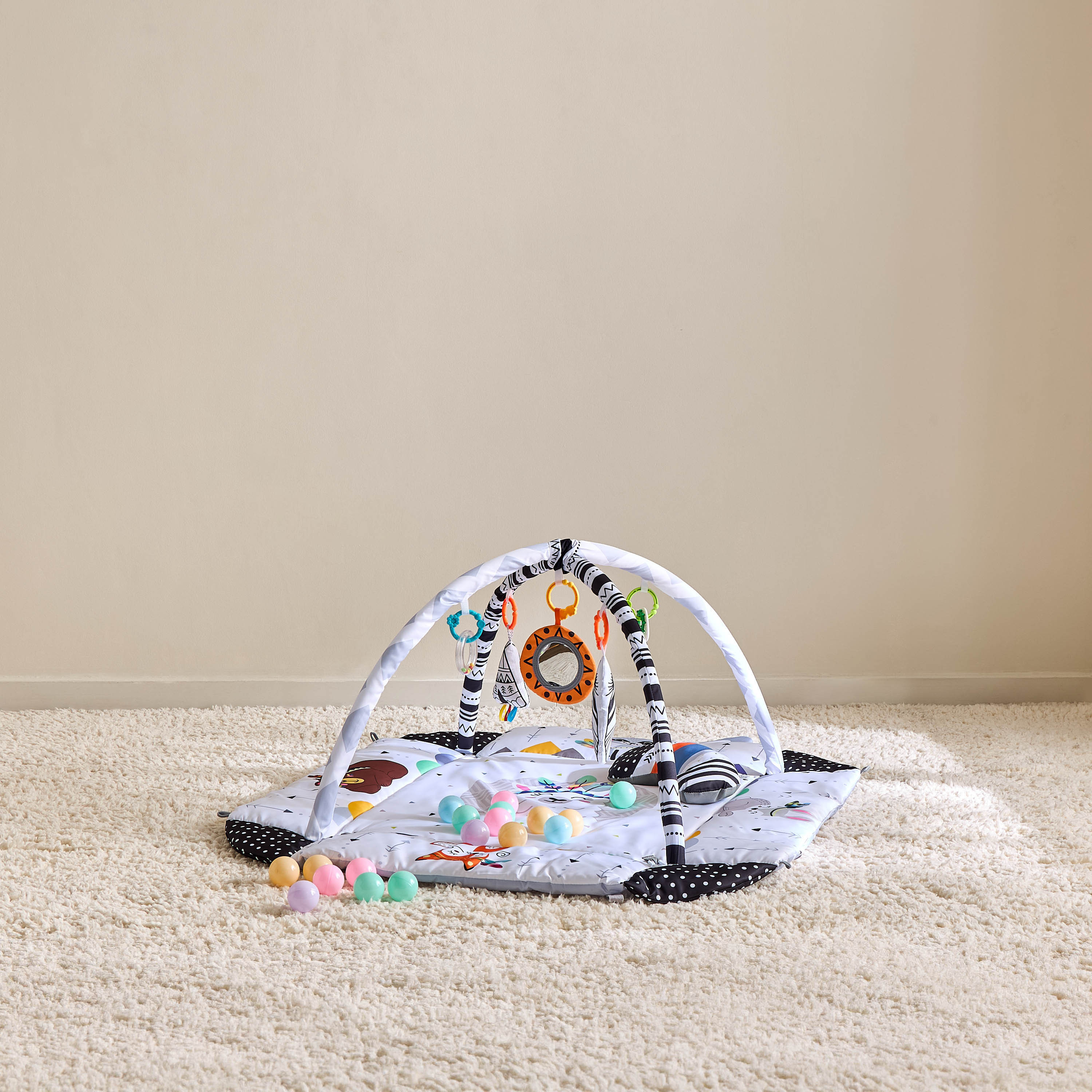 Juniors Activity Play Gym with Mirror-baby-infantactivity-playgyms-image-1