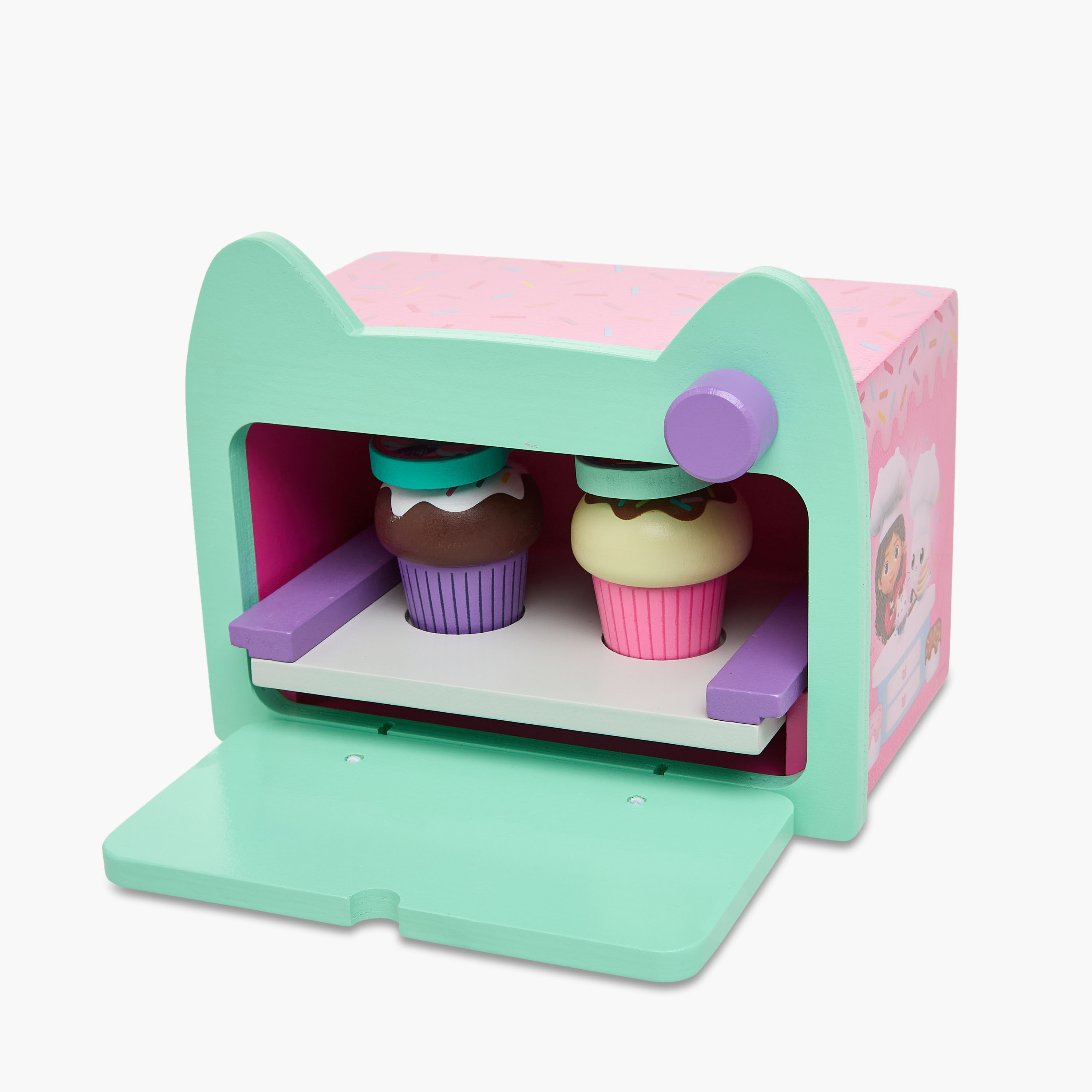 Gabby's Dollhouse 15-Piece Cakey Cat Oven and Baking Set-toys-roleplay-playfoods-image-6