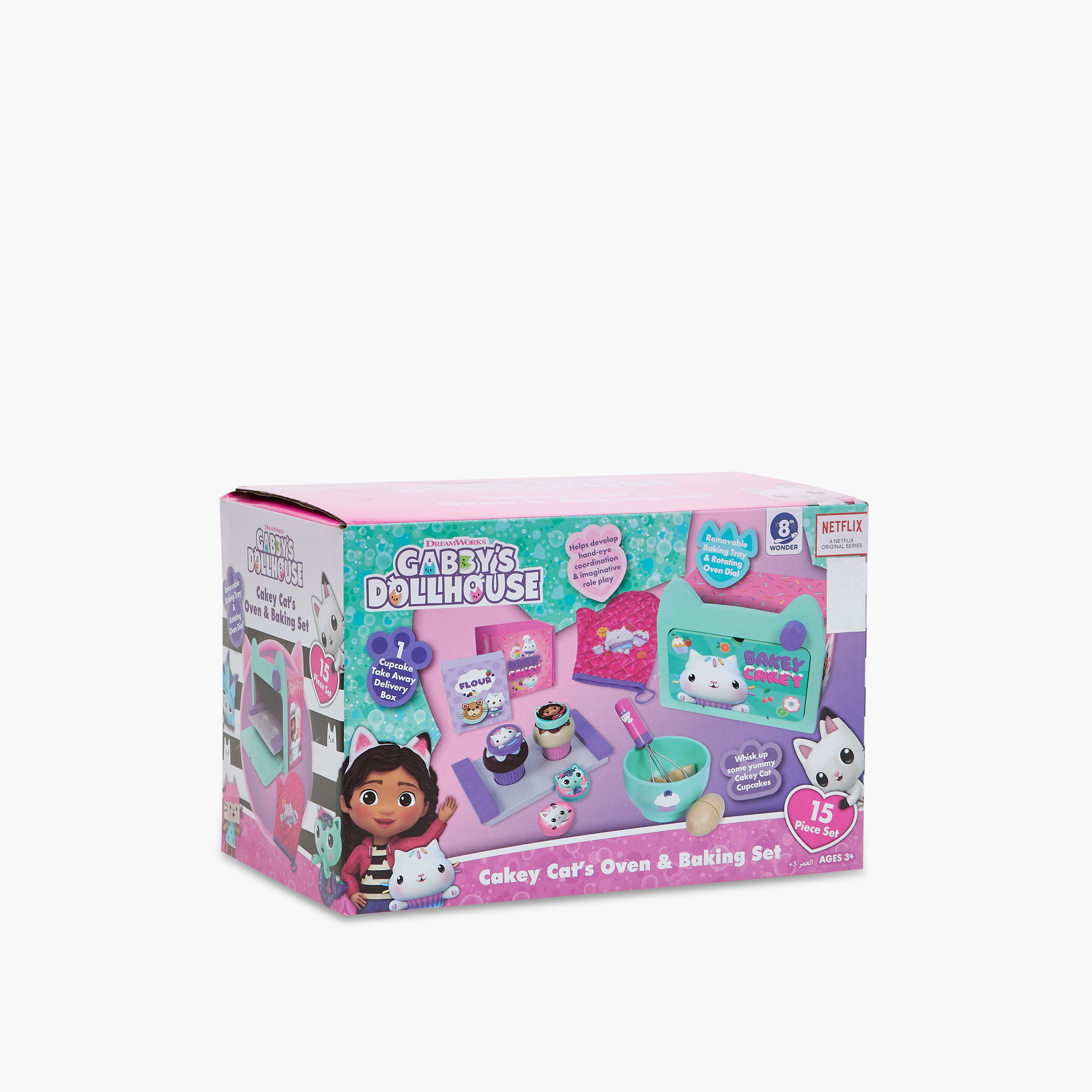 Gabby's Dollhouse 15-Piece Cakey Cat Oven and Baking Set-toys-roleplay-playfoods-image-7