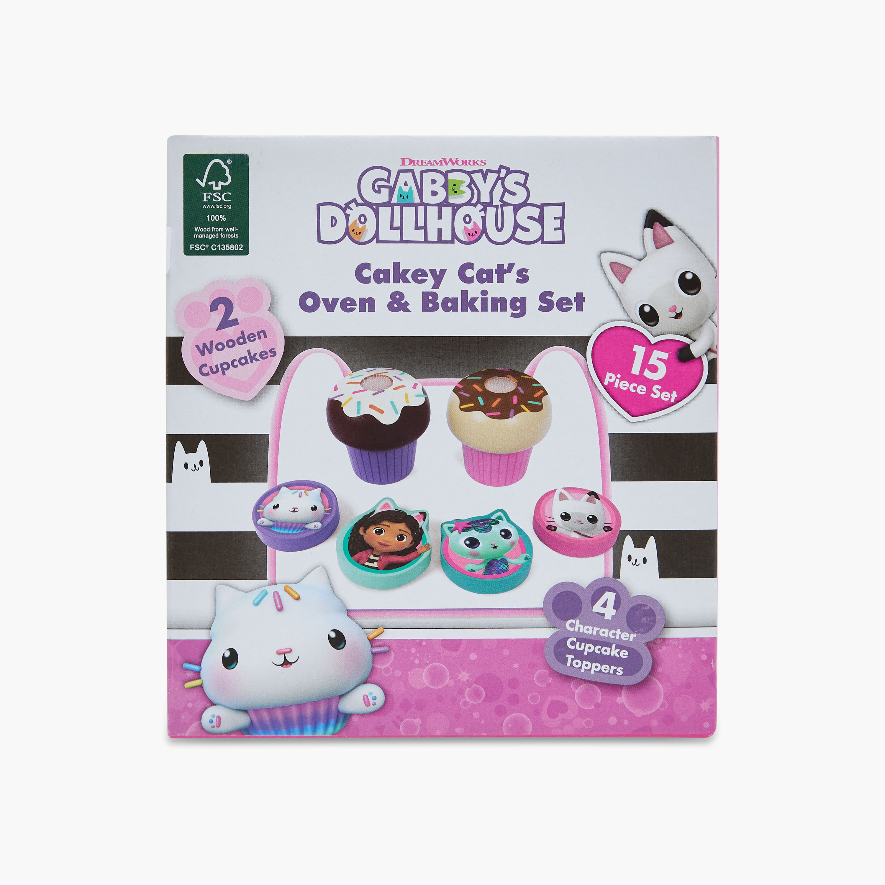 Gabby's Dollhouse 15-Piece Cakey Cat Oven and Baking Set-toys-roleplay-playfoods-image-9