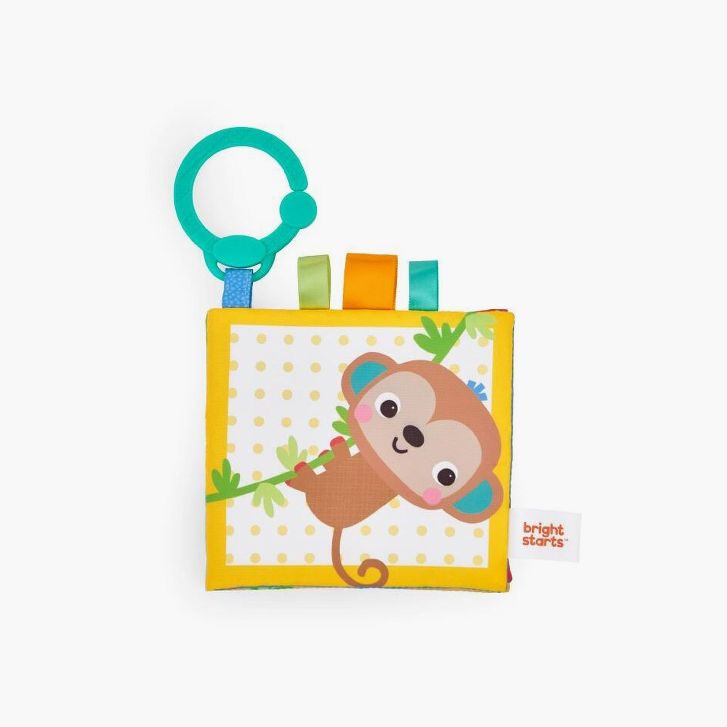 Bright Starts Safari Buddies Soft Crinkle Book-toys-babyandtoddlertoys-learningtoys-image-1