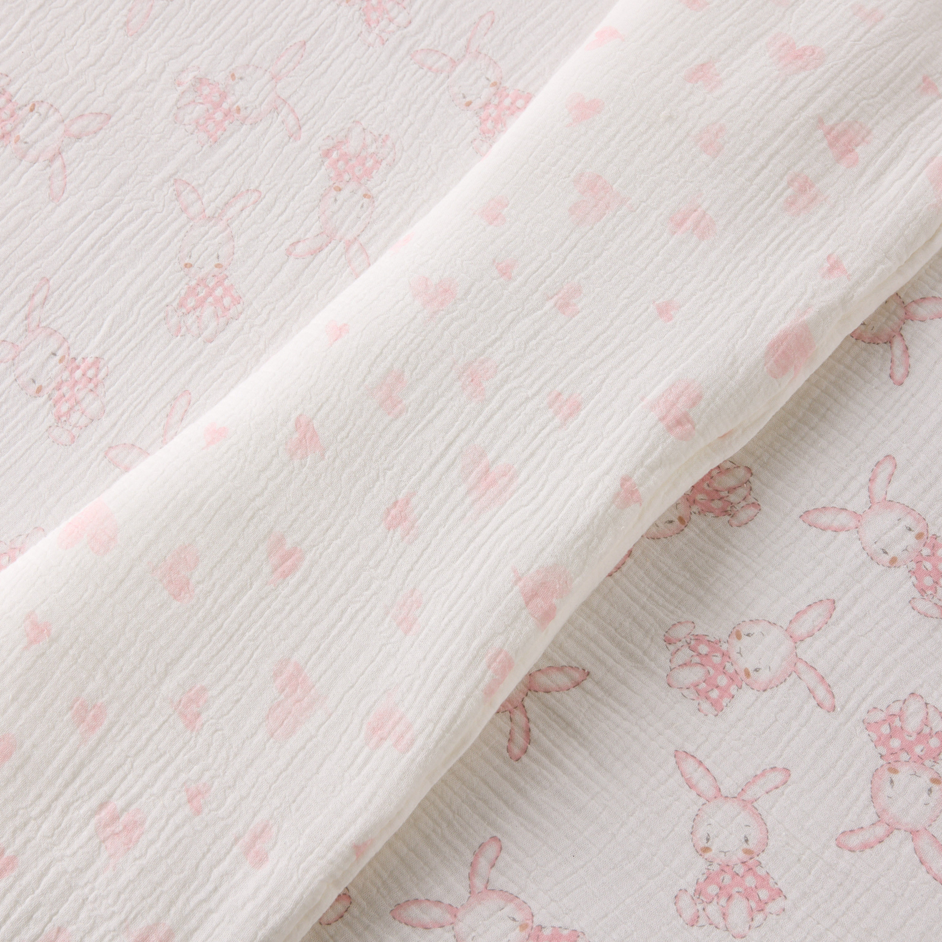 طقم لحاف 3 قطع بطبعات أرنب من جونيورز - 58x45x41 سم-baby-nursery-babybedding-image-9