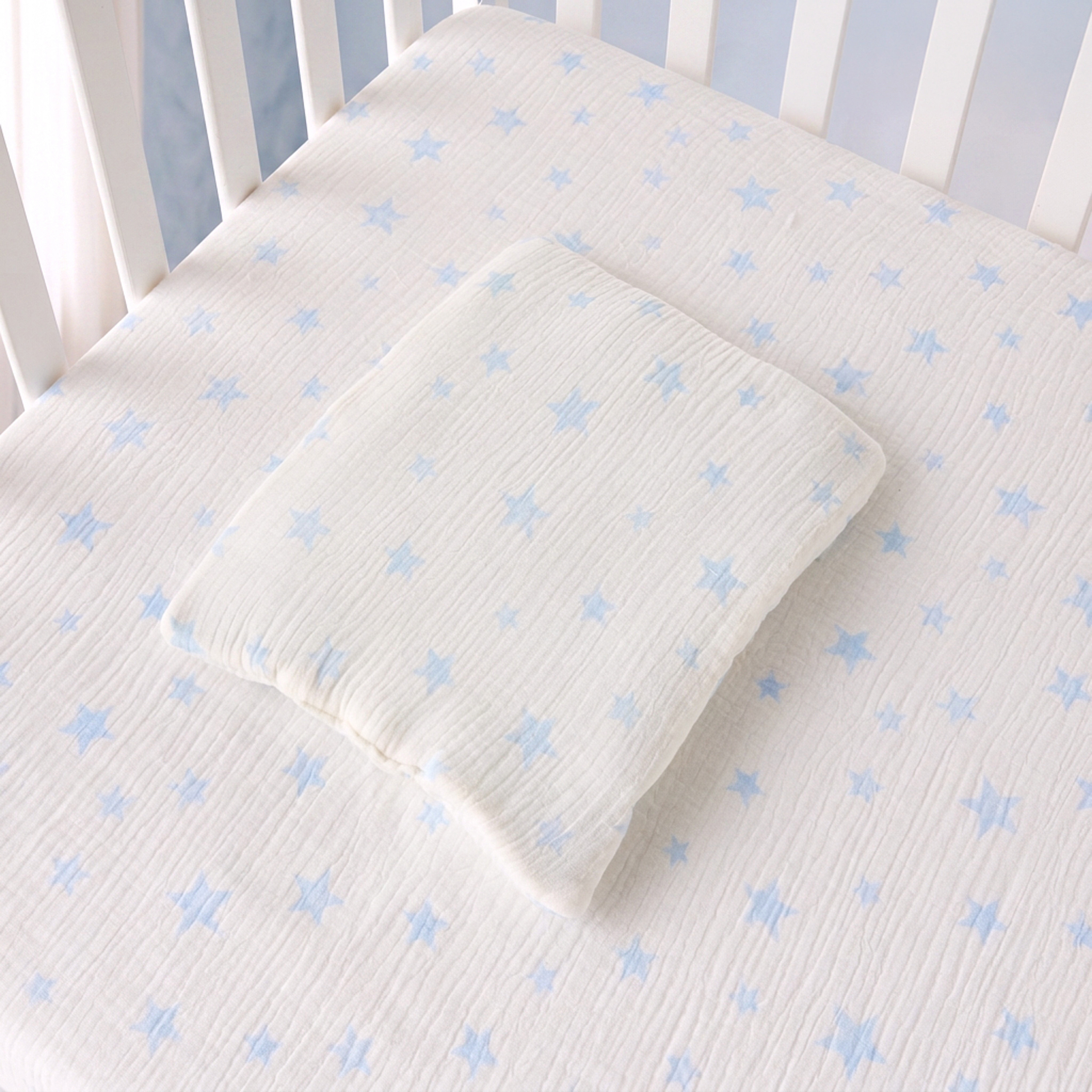 طقم لحاف 3 قطع بطبعات أرنب من جونيورز - 58x45x41 سم-baby-nursery-babybedding-image-4