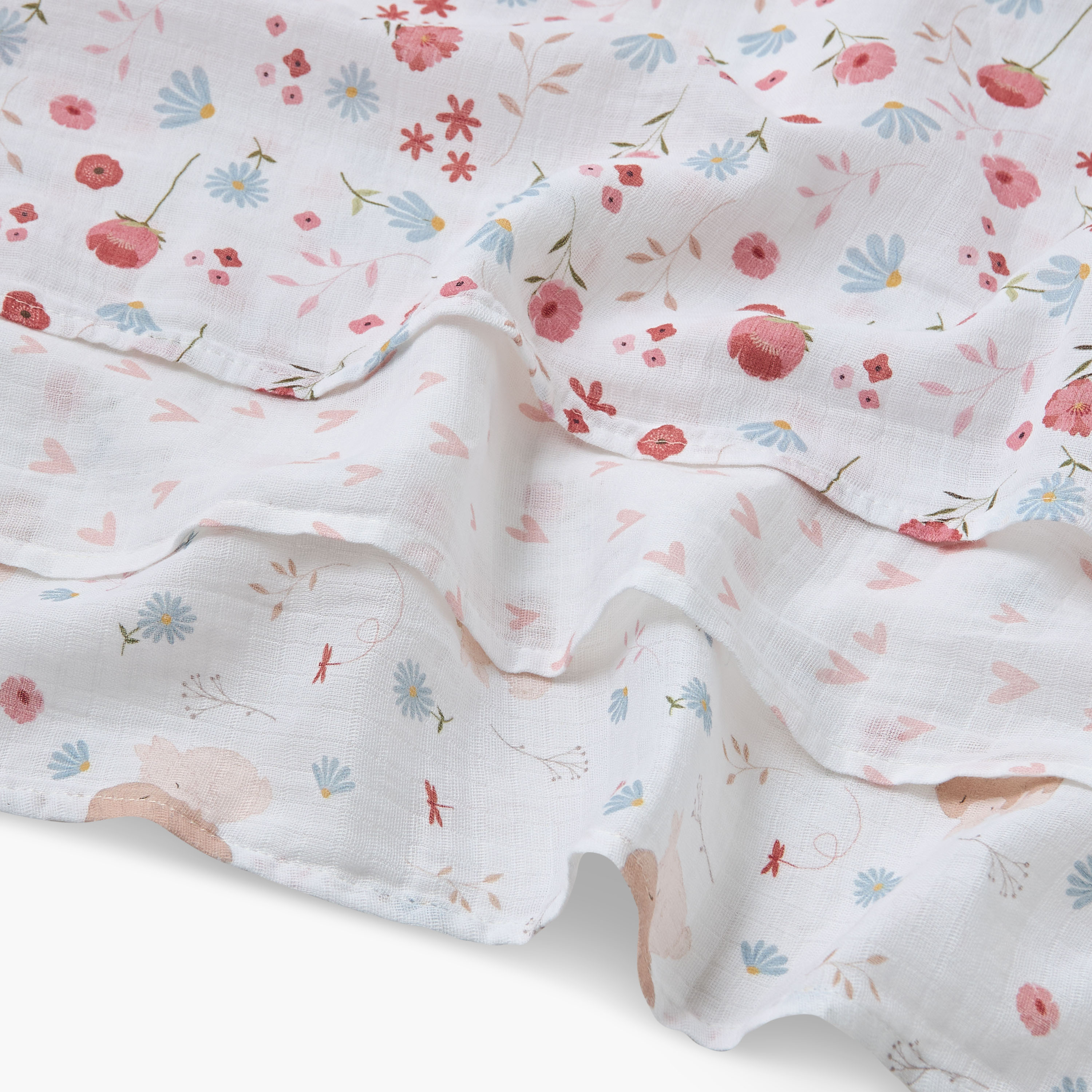 Pack of 3 Juniors Receiving Blanket with Print, 100x100 cm-baby-nursery-blanketsandswaddles-blanketsandquilts-image-5