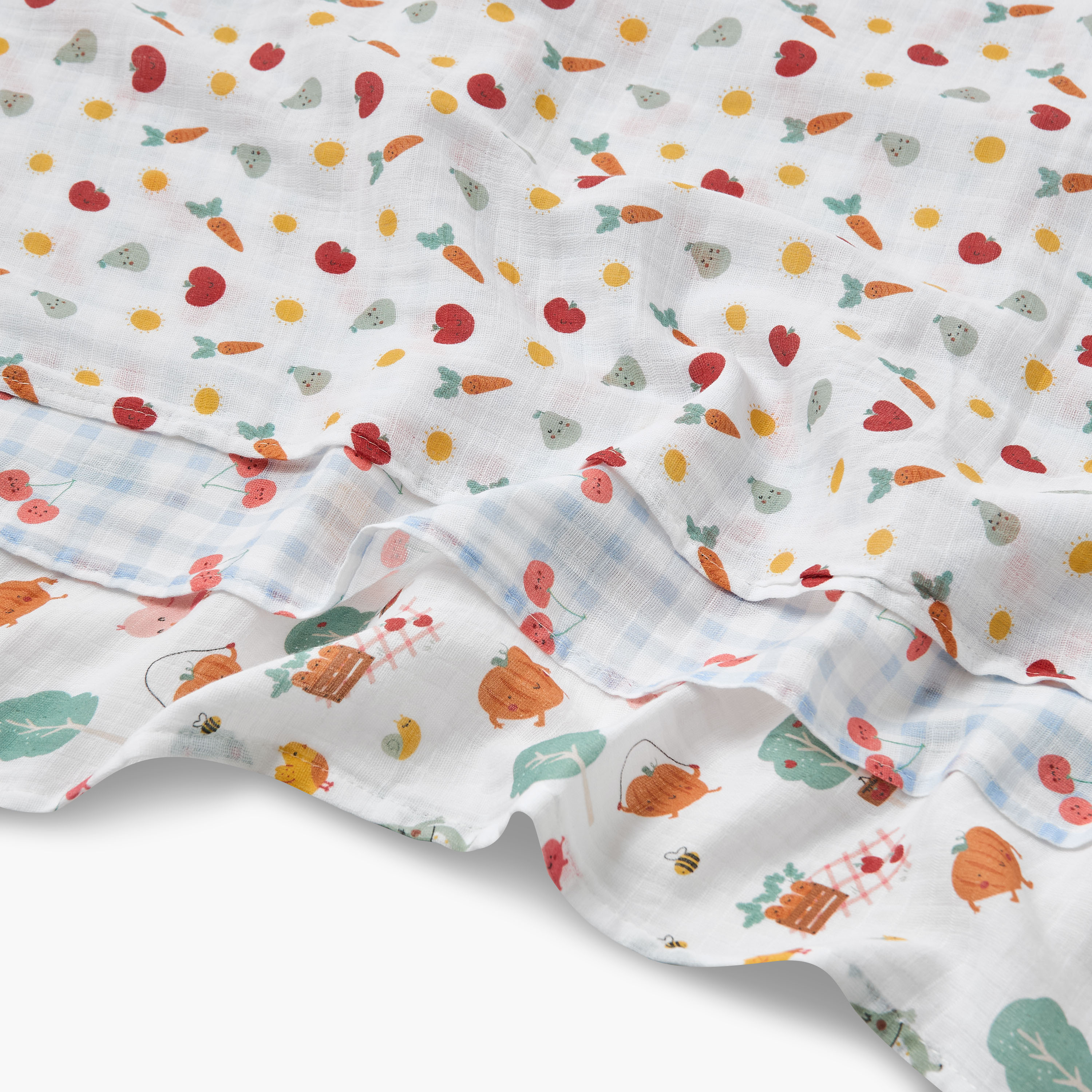 Pack of 3 Juniors Receiving Blanket with Print, 100x100 cm-baby-nursery-blanketsandswaddles-blanketsandquilts-image-5