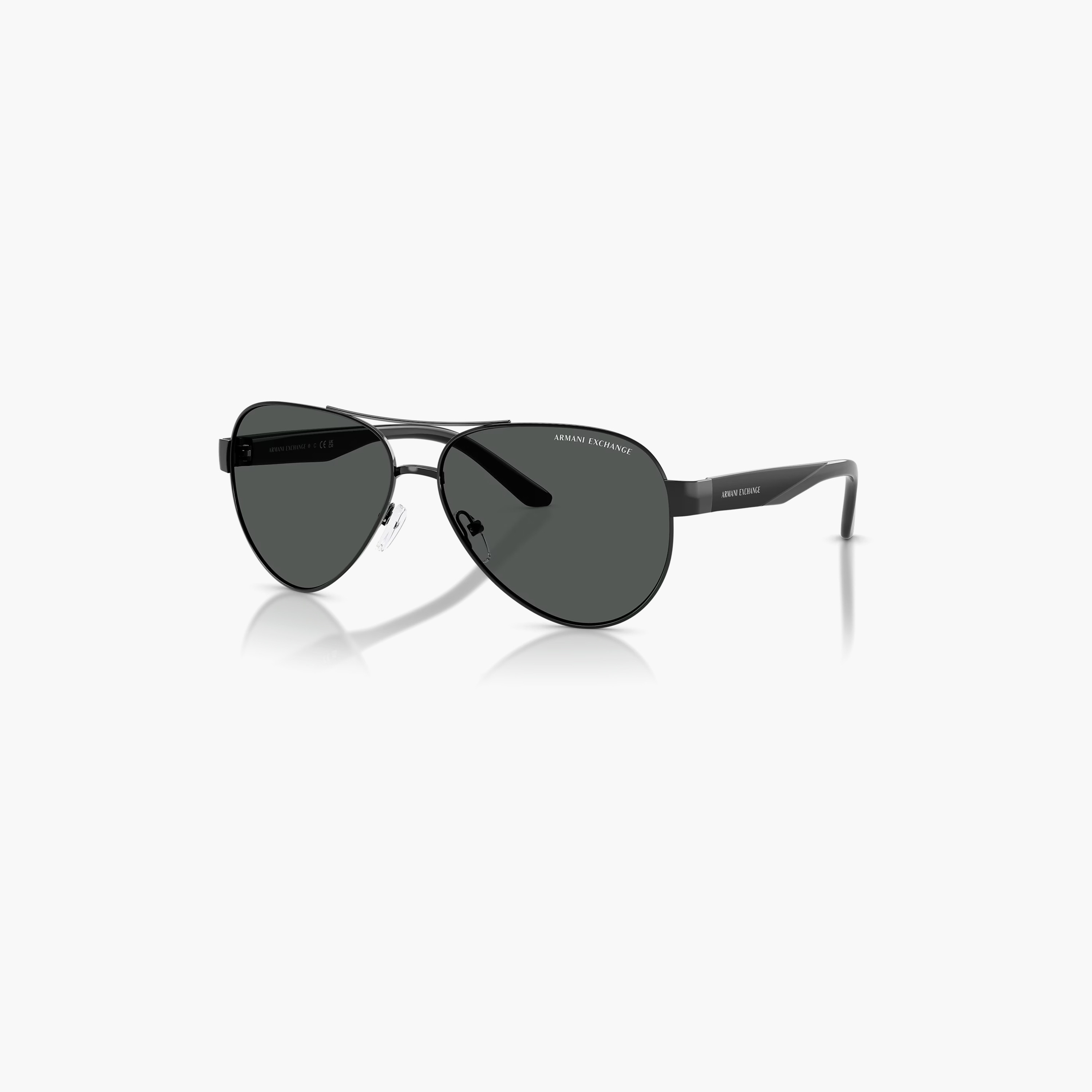 Armani Exchange Unisex Aviator Grey Sunglasses | 0AX2034S600087-men-sunglasses-image-1