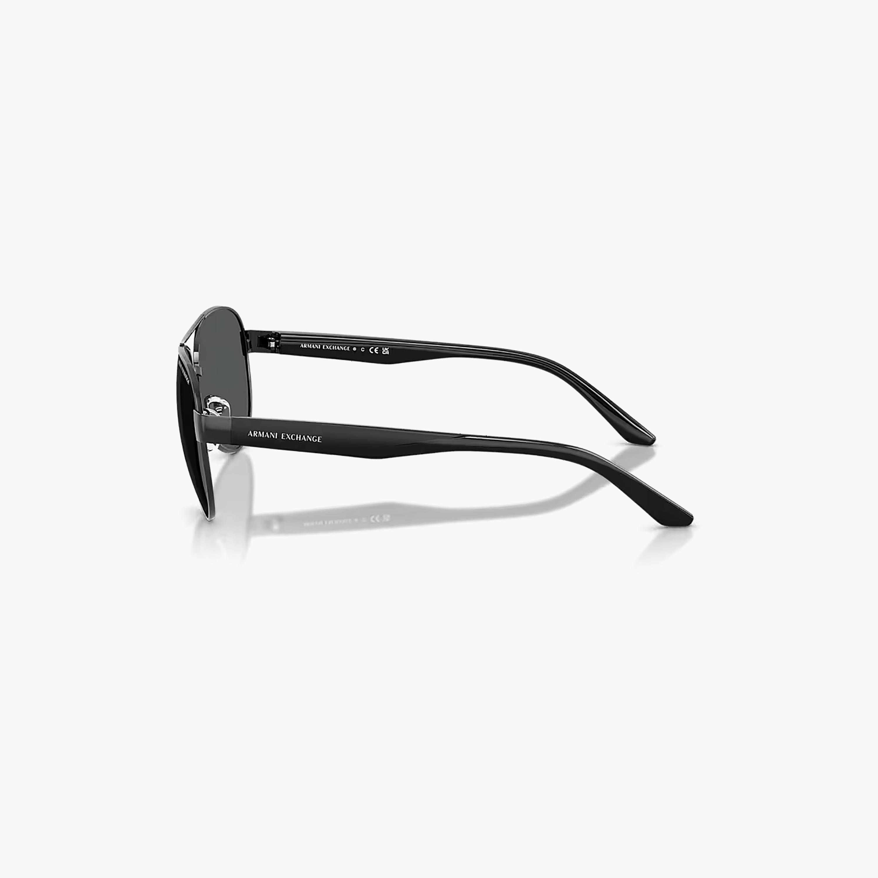 Armani Exchange Unisex Aviator Grey Sunglasses | 0AX2034S600087-men-sunglasses-image-2