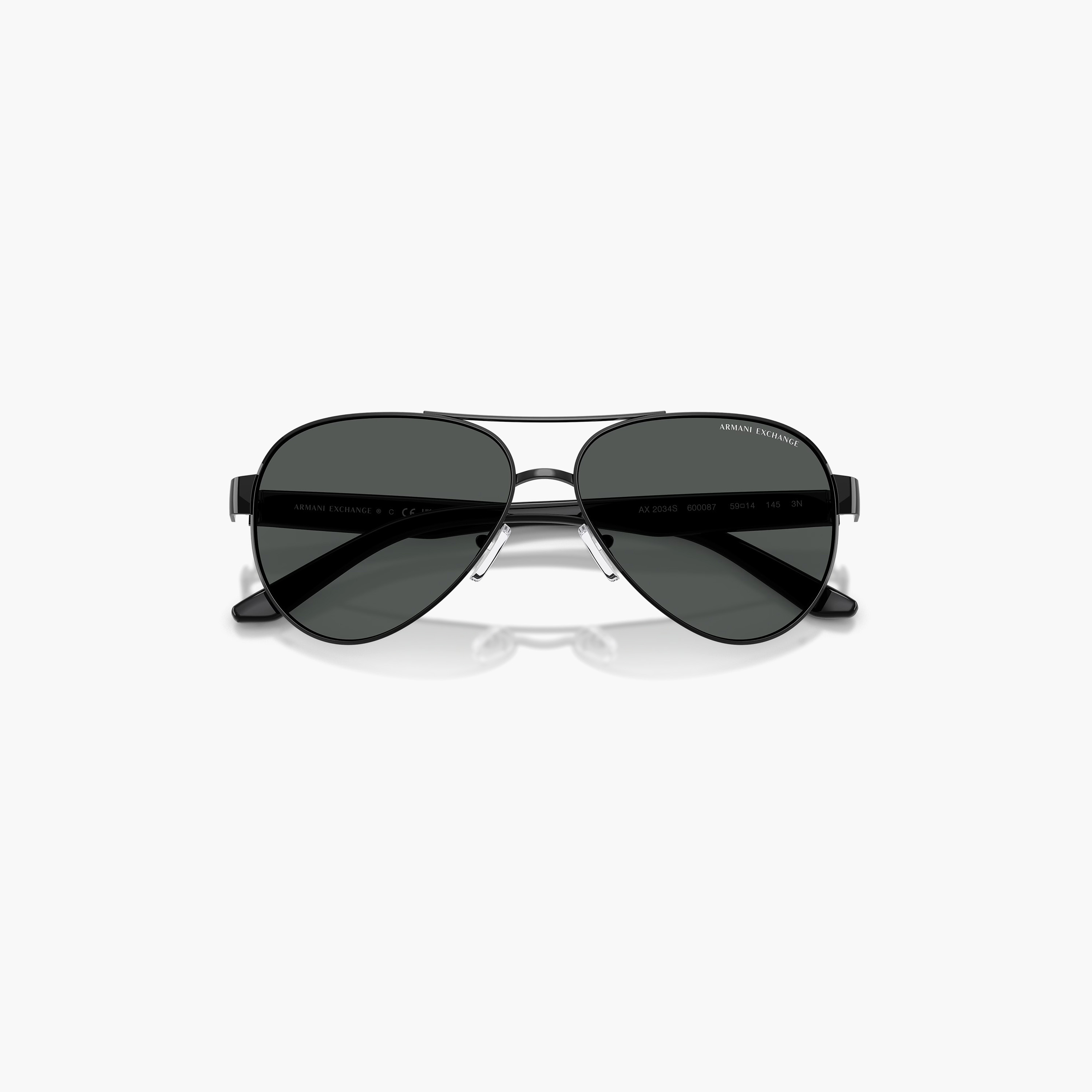 Armani Exchange Unisex Aviator Grey Sunglasses | 0AX2034S600087-men-sunglasses-image-5