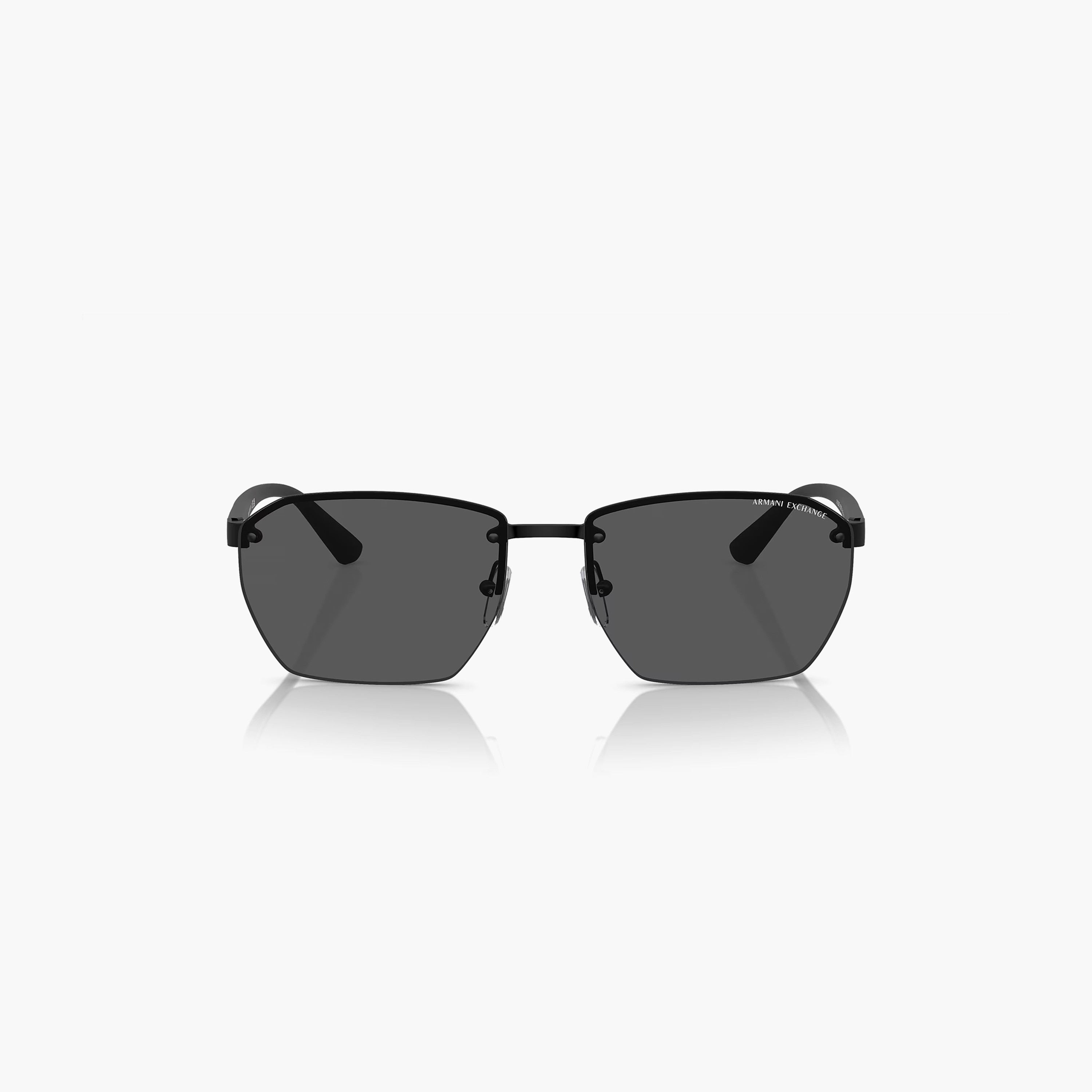 Armani Exchange Unisex Rectangle Grey Sunglasses | 0AX2048S600087-men-sunglasses-image-4