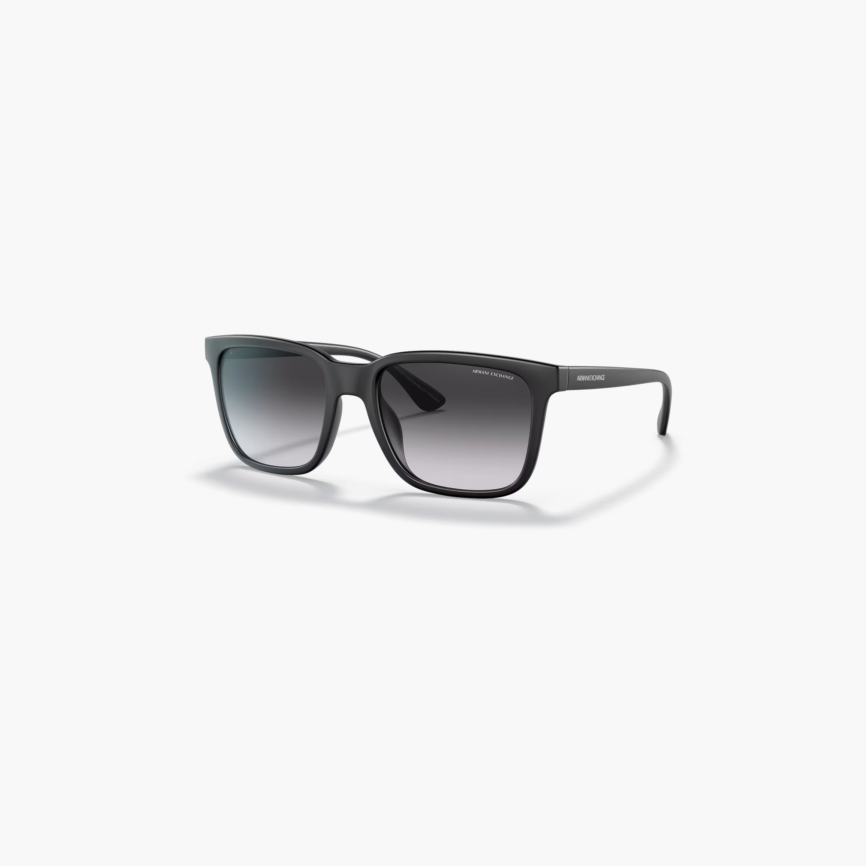 Armani Exchange Unisex Rectangle Grey Sunglasses | 0AX4112SU80788G-men-sunglasses-image-1