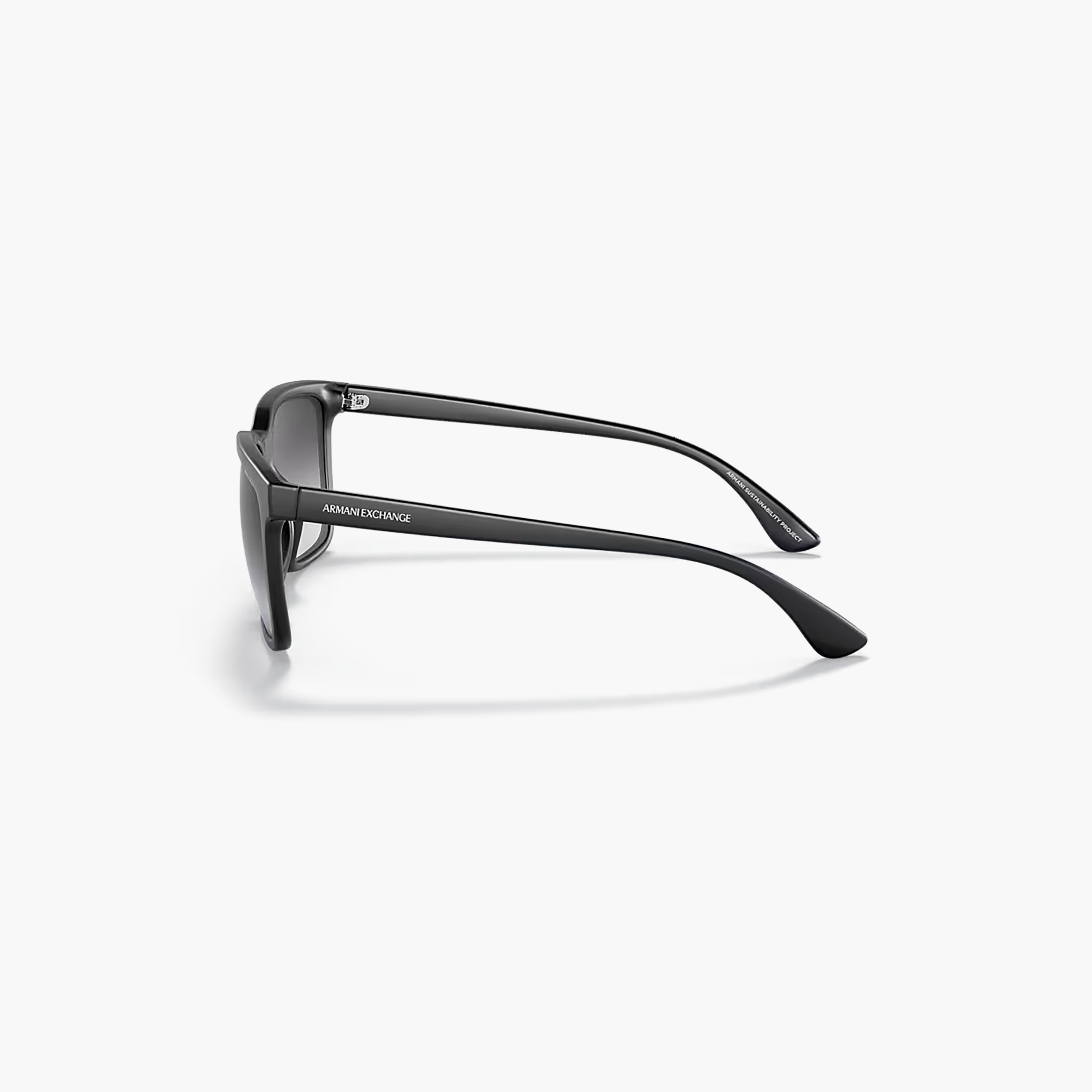 Armani Exchange Unisex Rectangle Grey Sunglasses | 0AX4112SU80788G-men-sunglasses-image-2