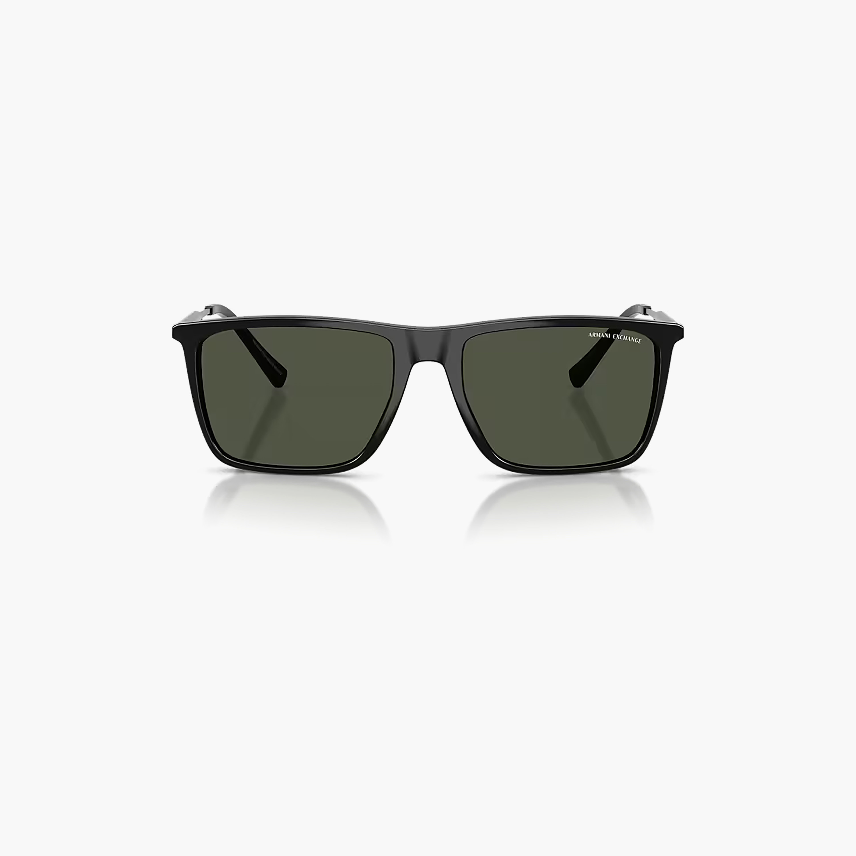 Armani Exchange Unisex Square Polarized Green Sunglasses | 0AX4160S81582J-men-sunglasses-image-4