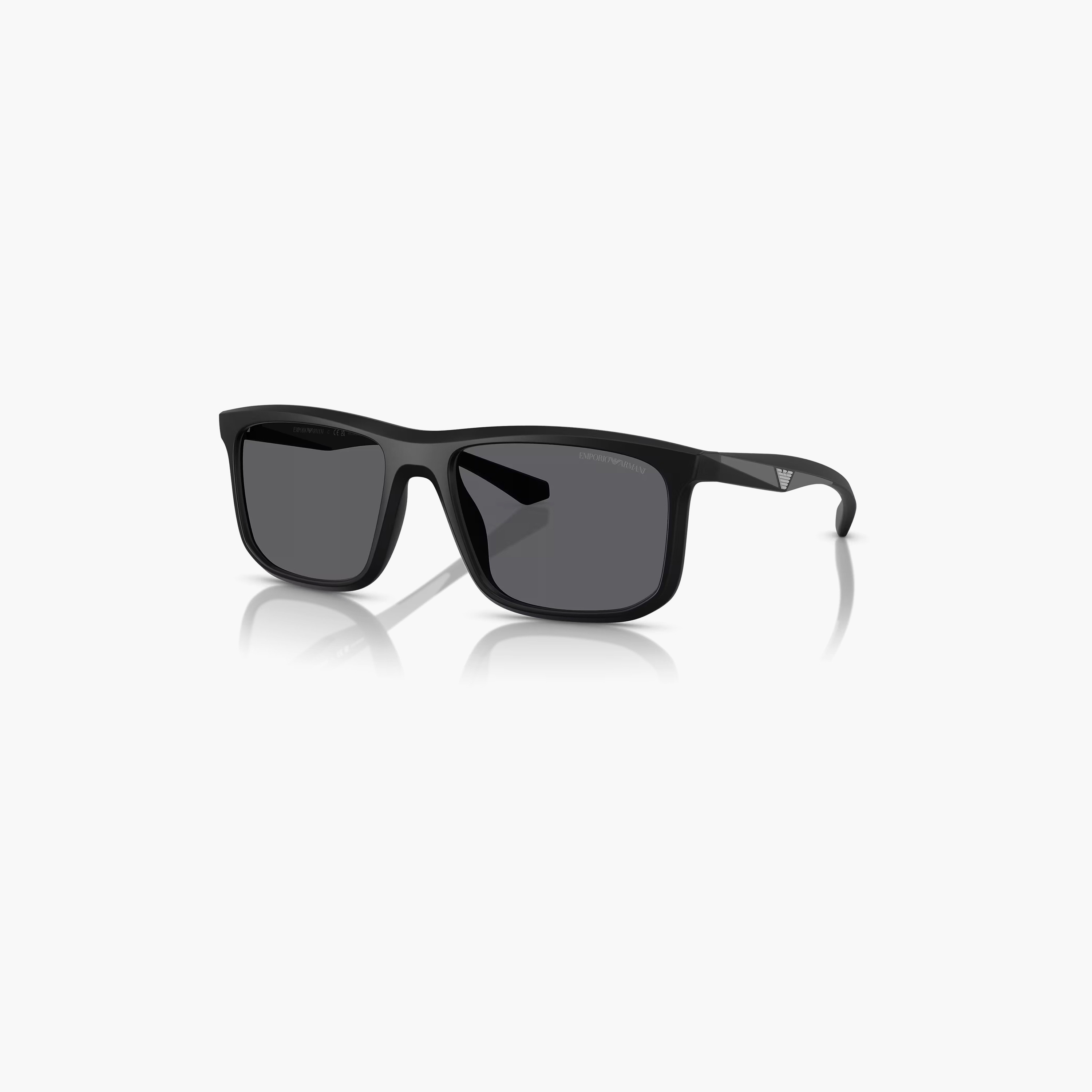 Emporio Armani Men Wayfarer & Square Grey Sunglasses | 198332002-men-sunglasses-image-1