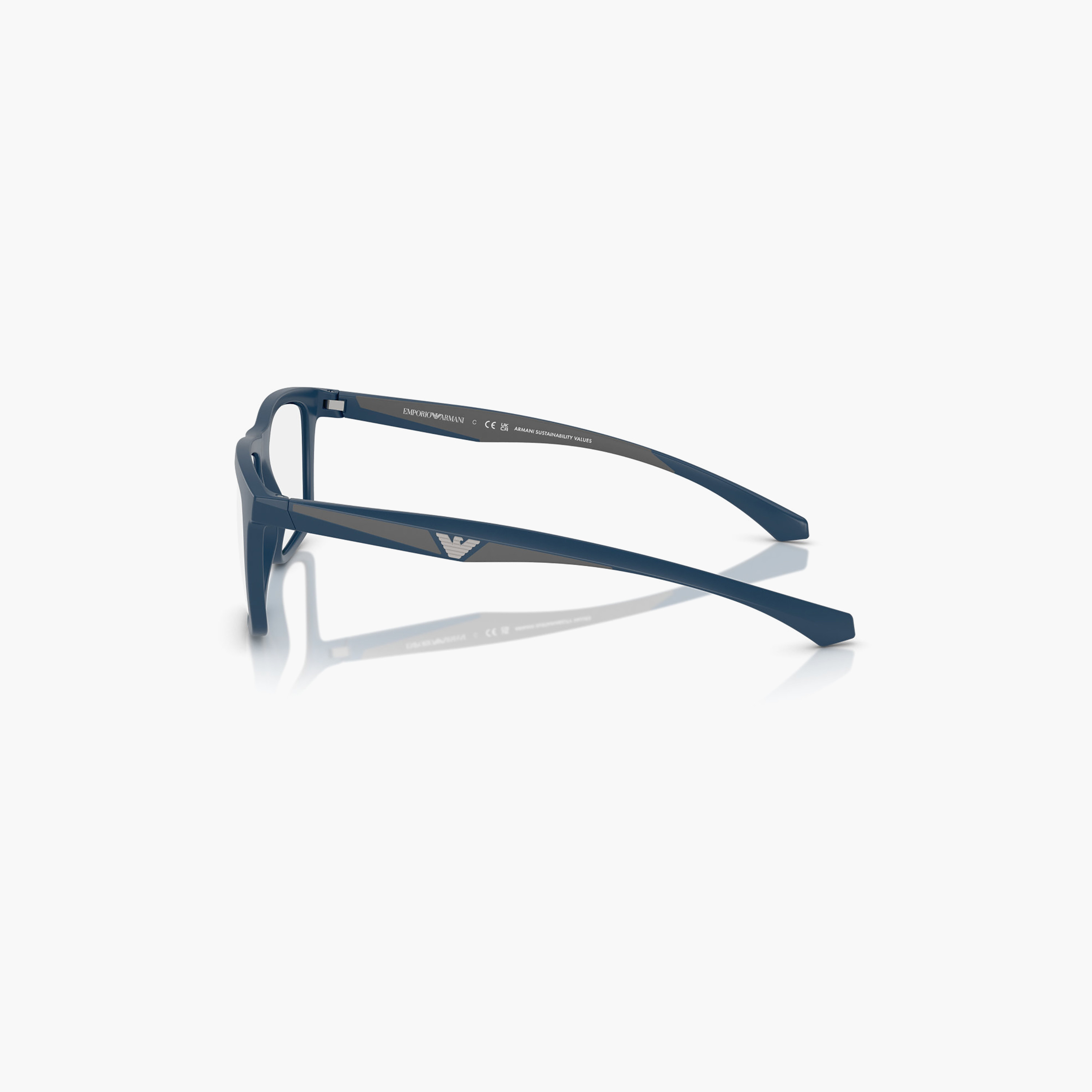 Emporio Armani Men Wayfarer & Square Black Sunglasses | 198328003-men-sunglasses-image-2