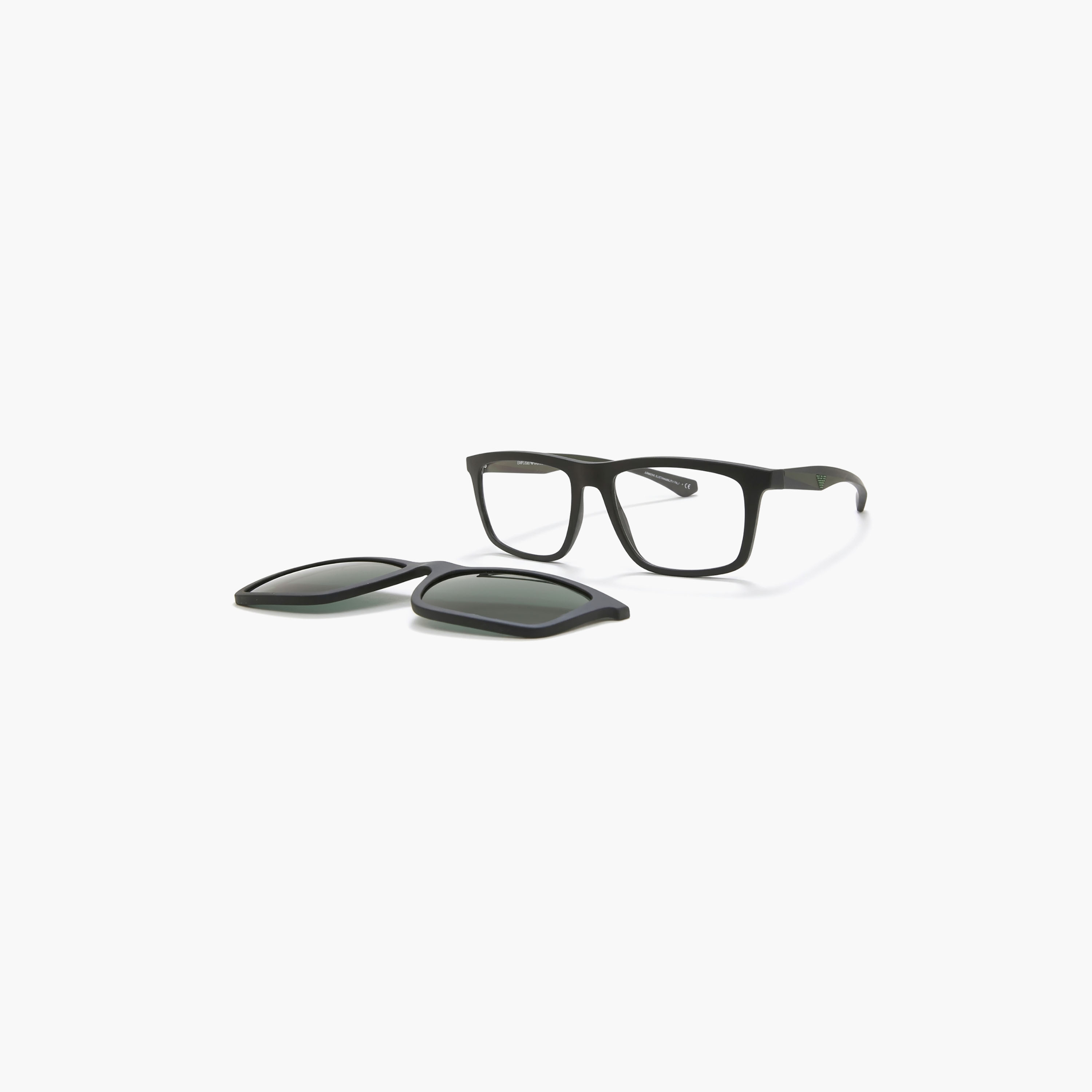 Emporio Armani Men Wayfarer & Square Black Sunglasses | 198328003-men-sunglasses-image-4