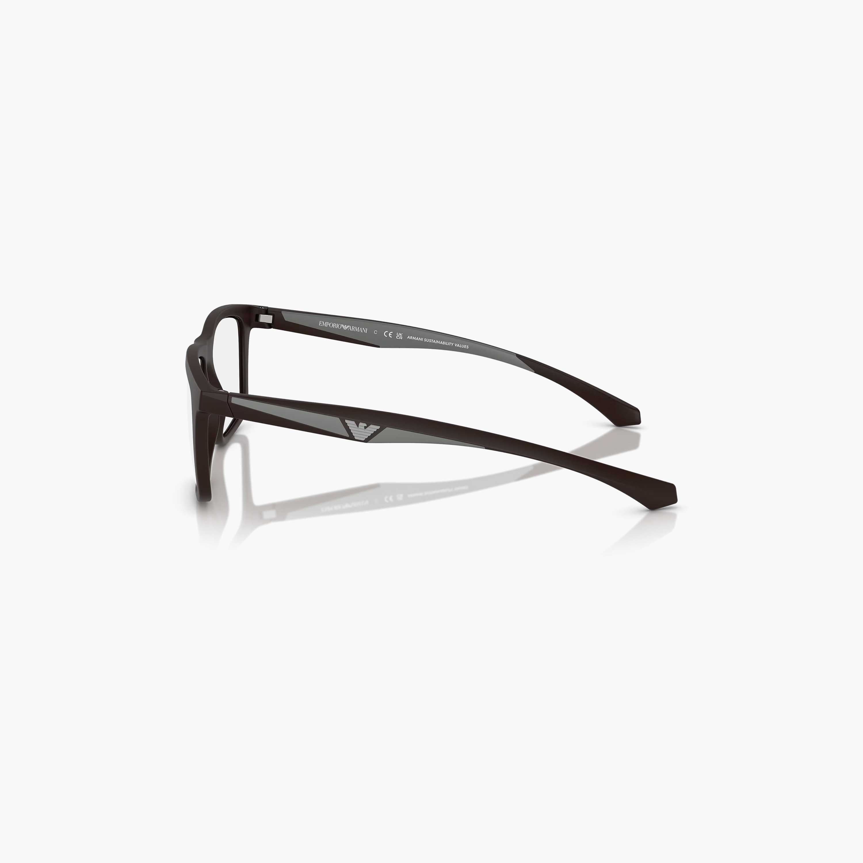 Emporio Armani Men Wayfarer & Square Transparent Sunglasses | 198328005-men-sunglasses-image-2