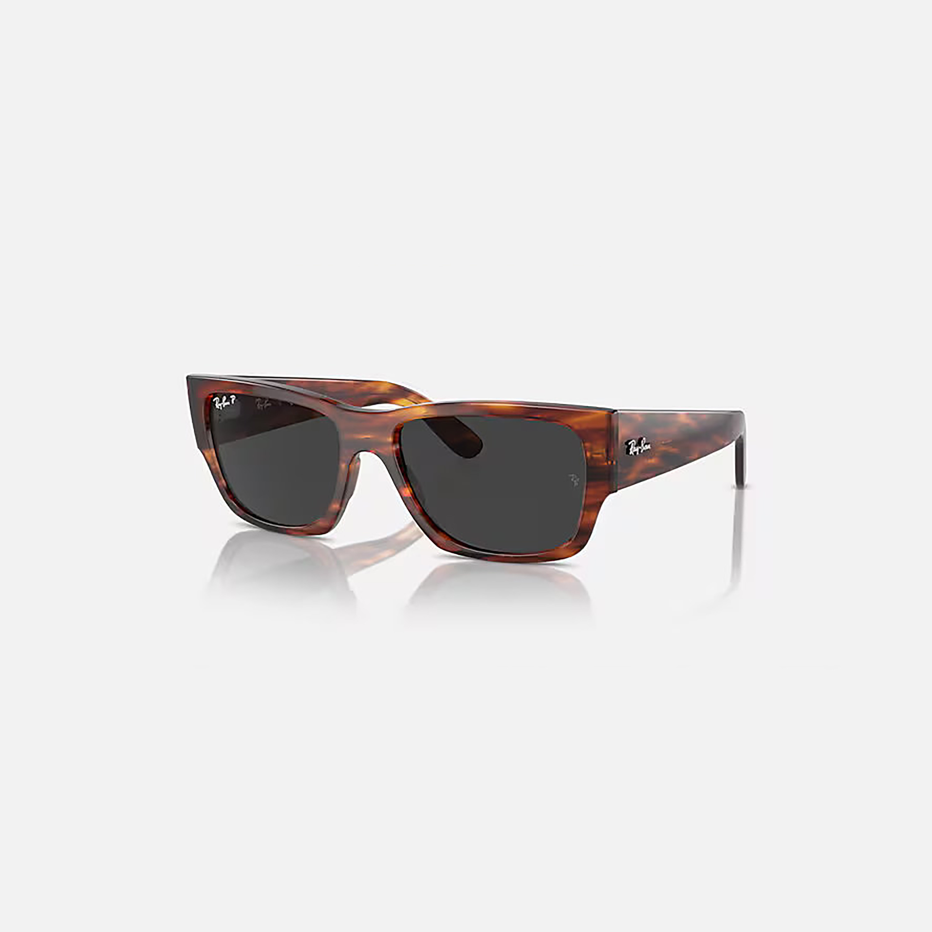 Ray-Ban Unisex Rectangle Polorized Black Sunglasses | 192642006-men-sunglasses-image-1