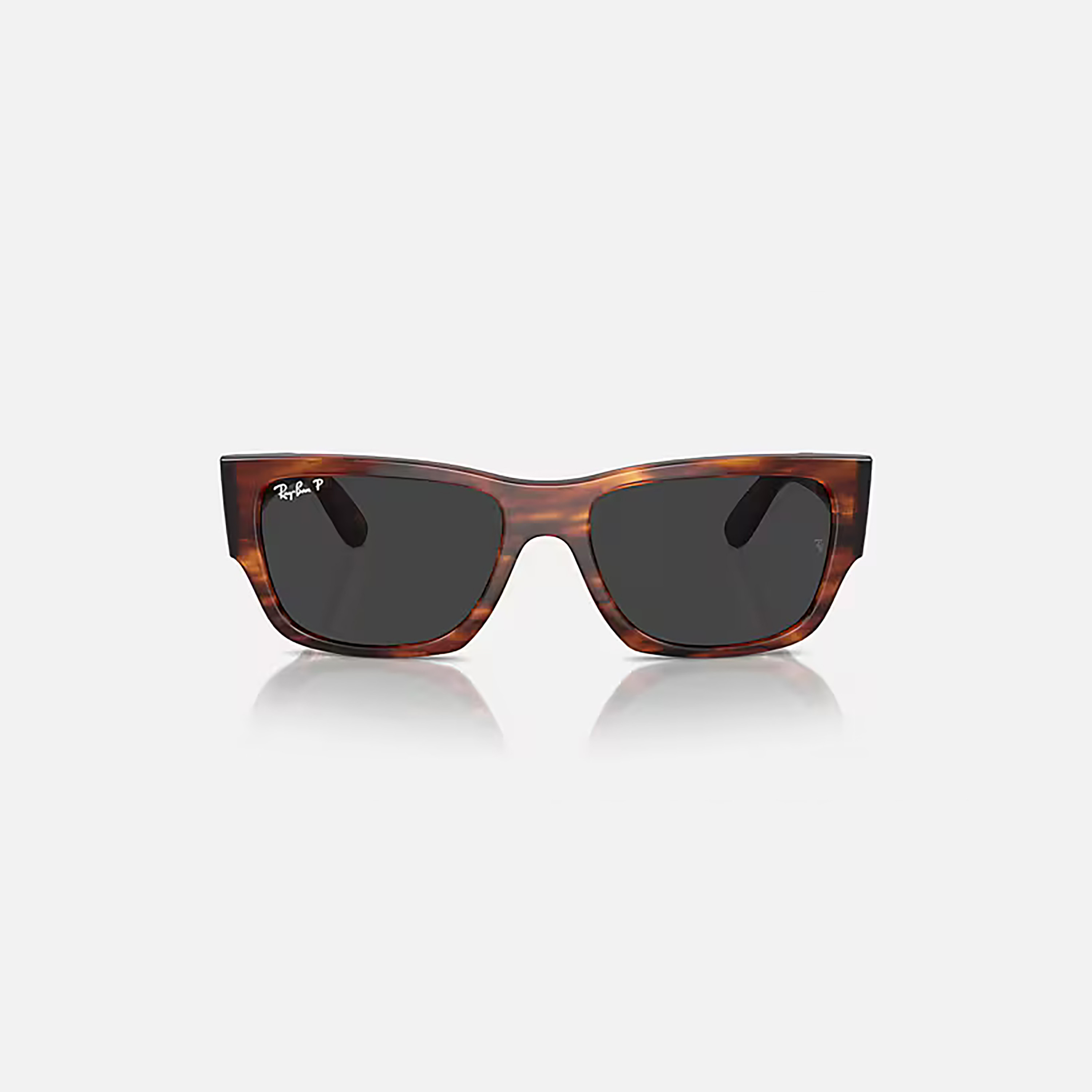 Ray-Ban Unisex Rectangle Polorized Black Sunglasses | 192642006-men-sunglasses-image-4