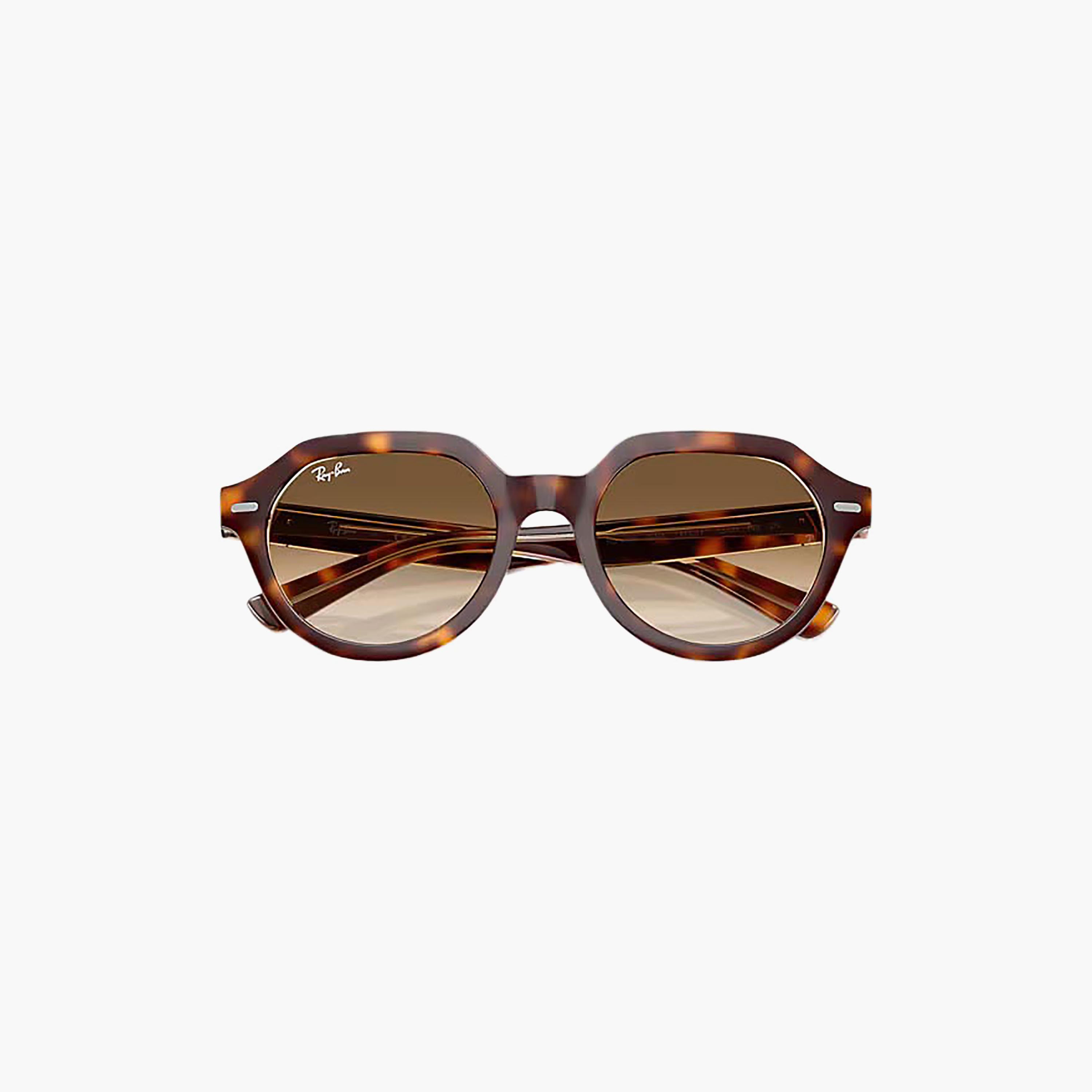 نظارات شمسية رجالية من راي بان، دائرية وبيضاوية، بنية اللون | 186888006-men-sunglasses-image-5