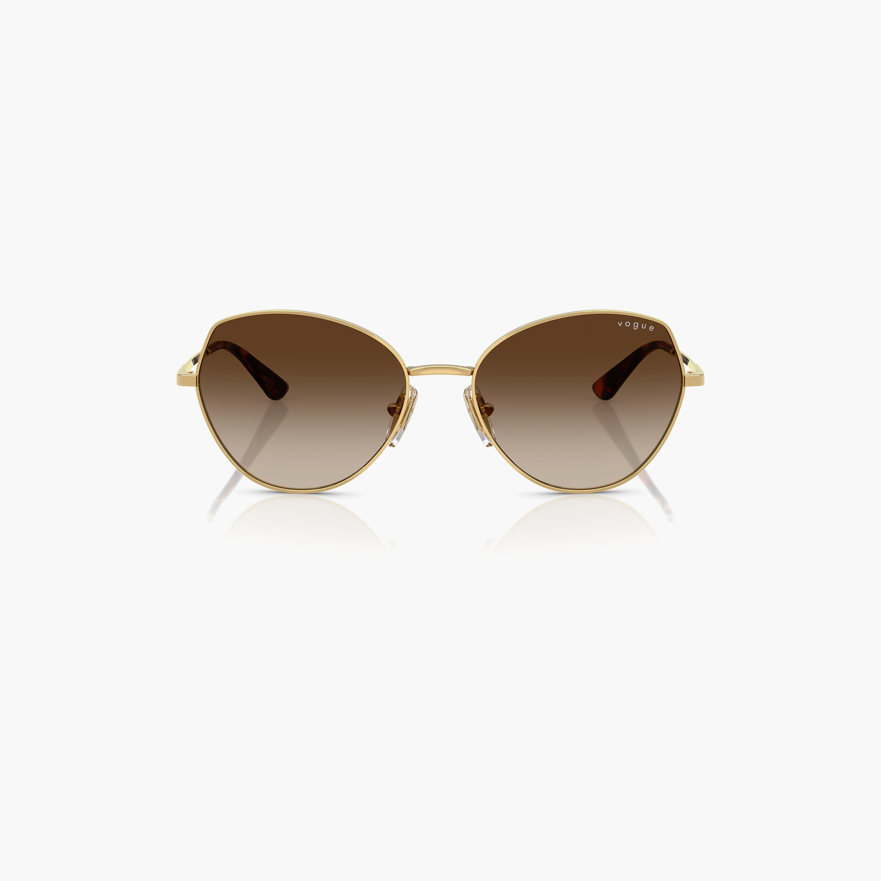 نظارات شمسية بنية اللون بتصميم عين القطة من فوغ للنساء | 255138001-women-sunglasses-image-1