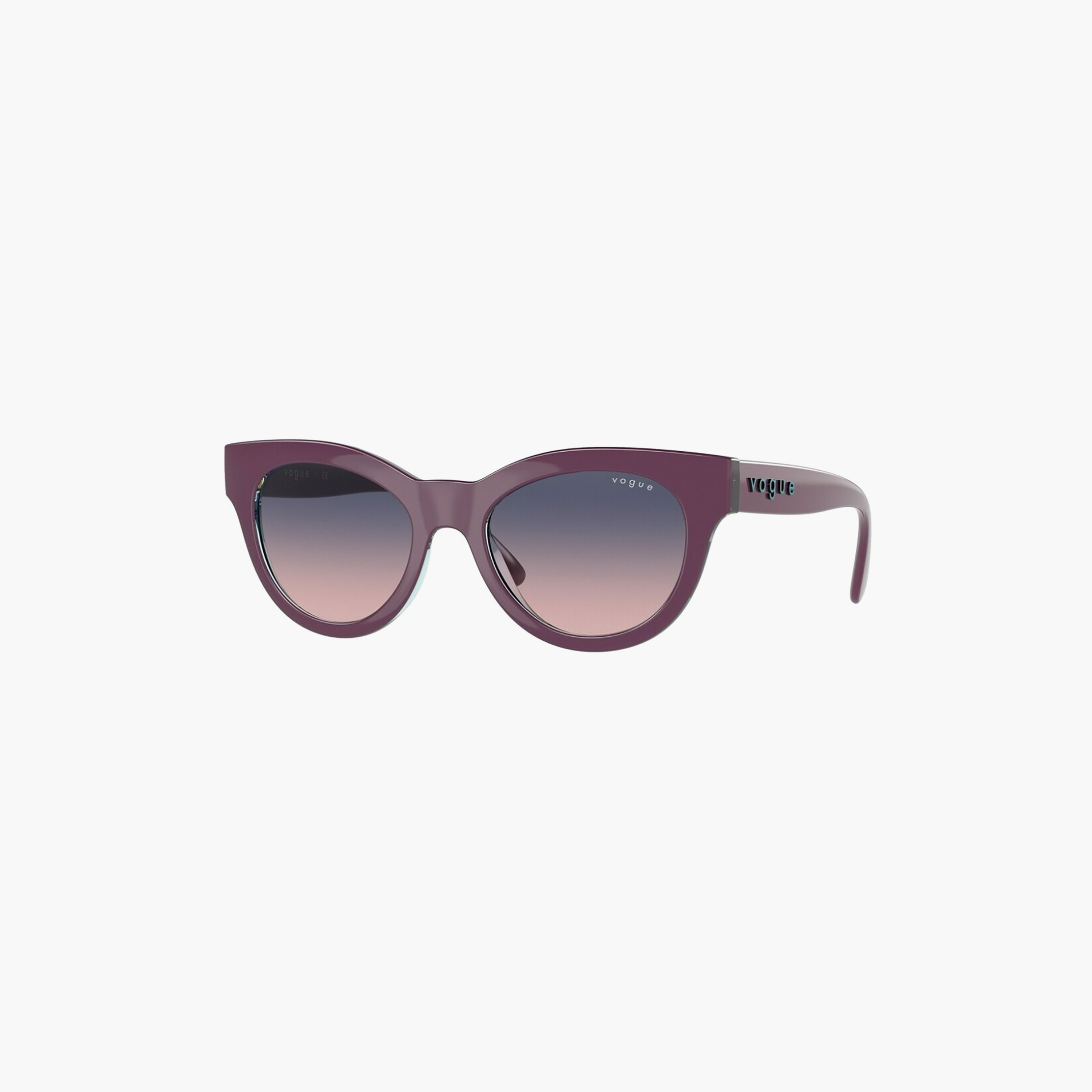 Vogue Women Cat Eye Blue Sunglasses | 177358002-women-sunglasses-image-3
